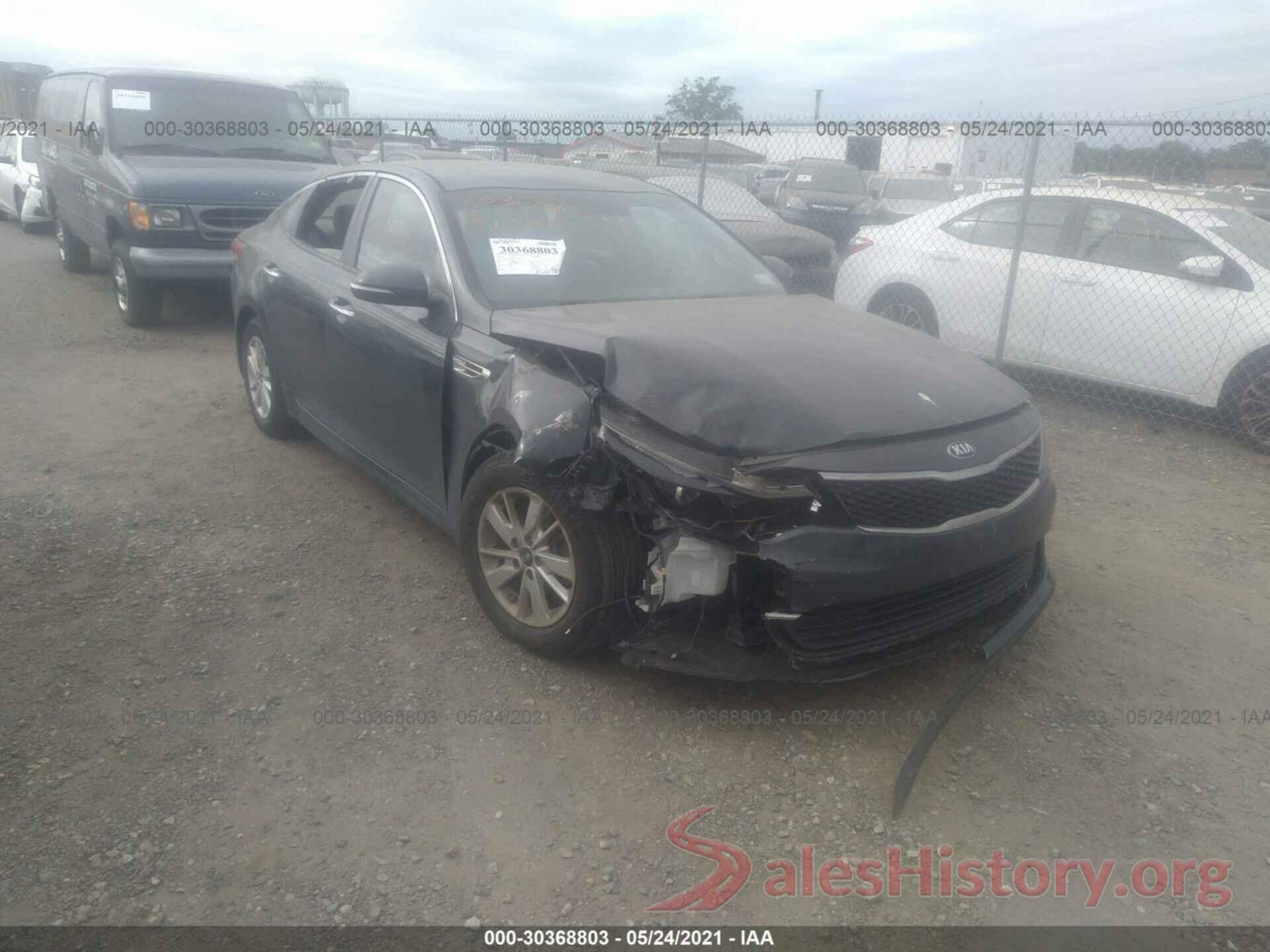 5XXGT4L3XGG020705 2016 KIA OPTIMA