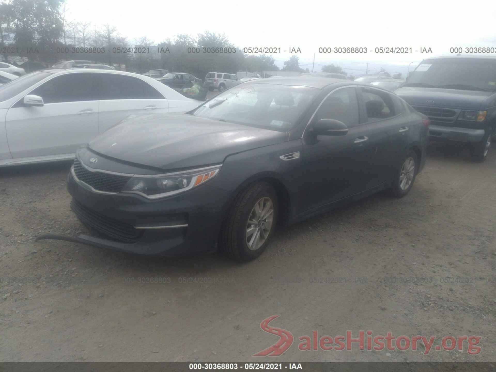 5XXGT4L3XGG020705 2016 KIA OPTIMA