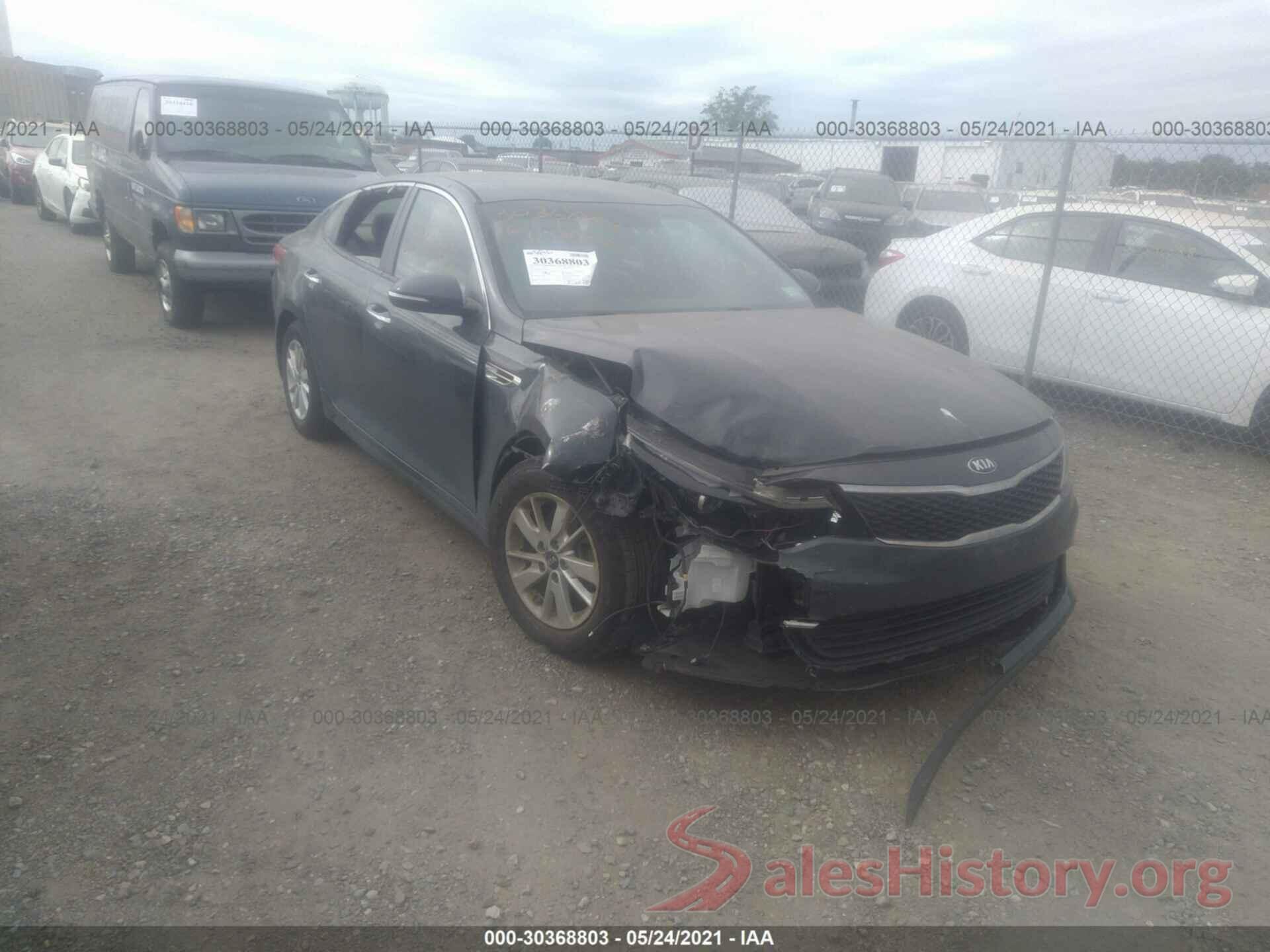 5XXGT4L3XGG020705 2016 KIA OPTIMA