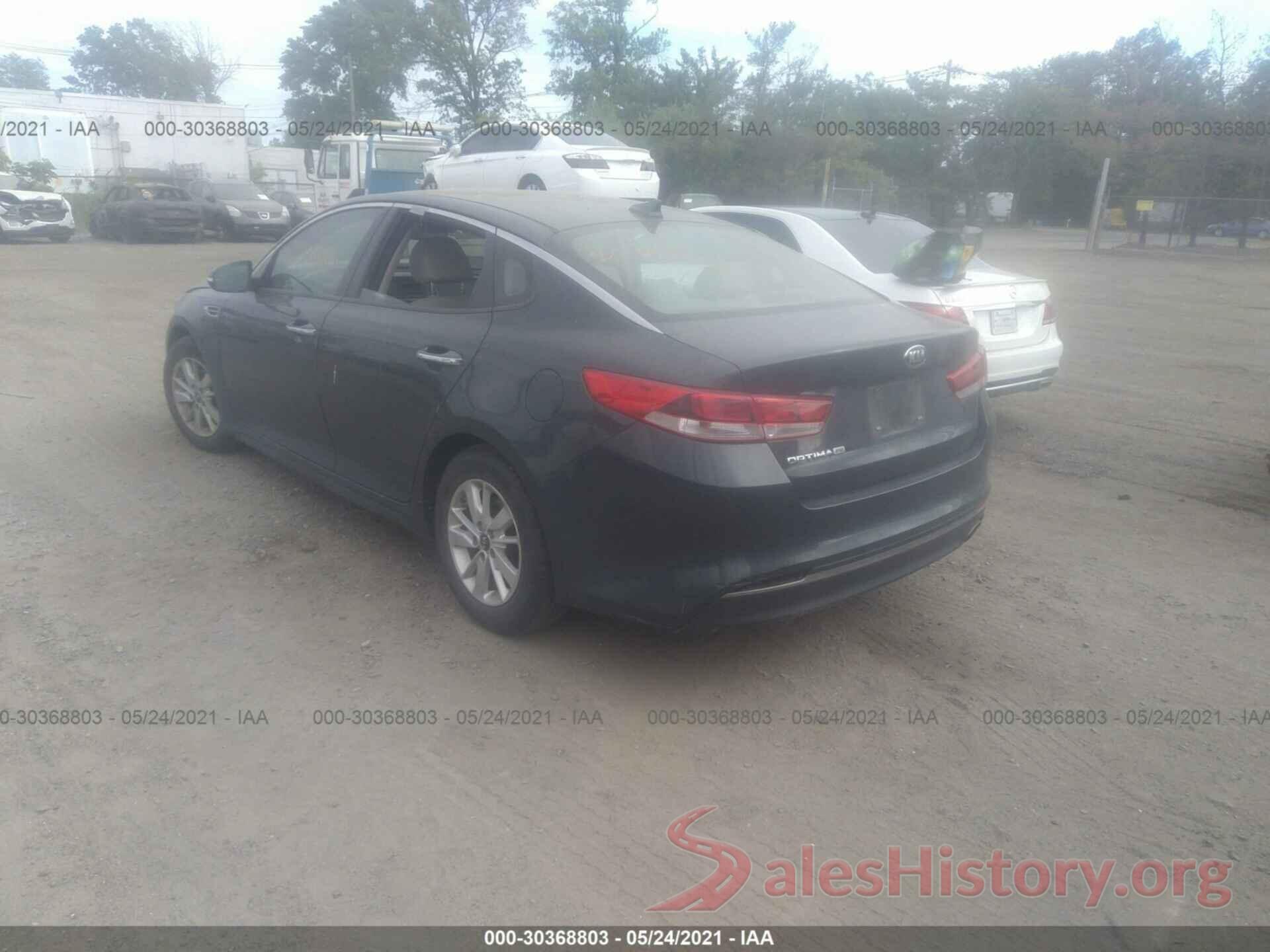 5XXGT4L3XGG020705 2016 KIA OPTIMA