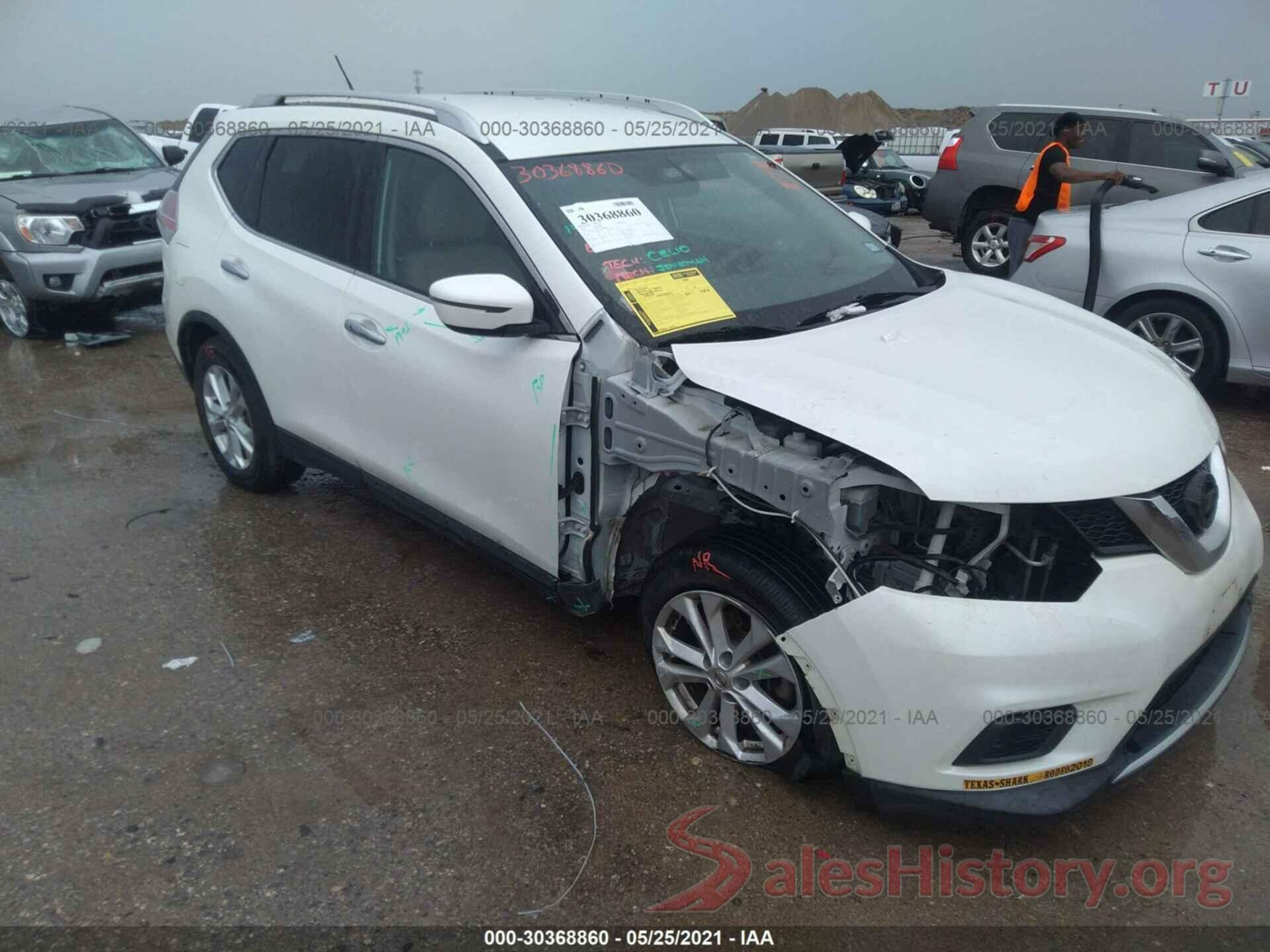 KNMAT2MT5GP698408 2016 NISSAN ROGUE