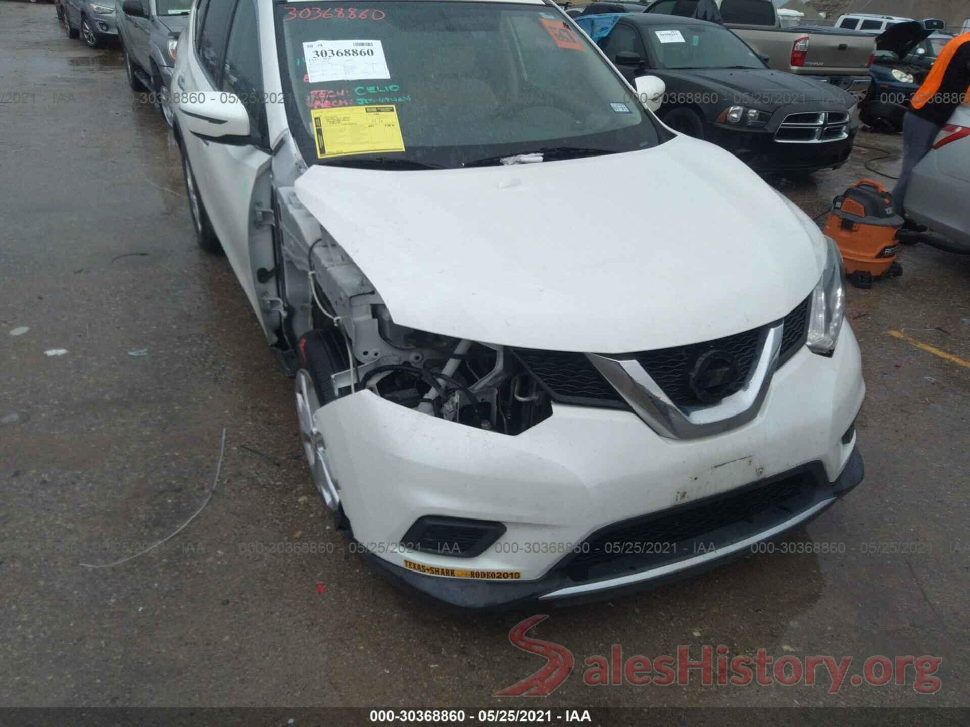 KNMAT2MT5GP698408 2016 NISSAN ROGUE