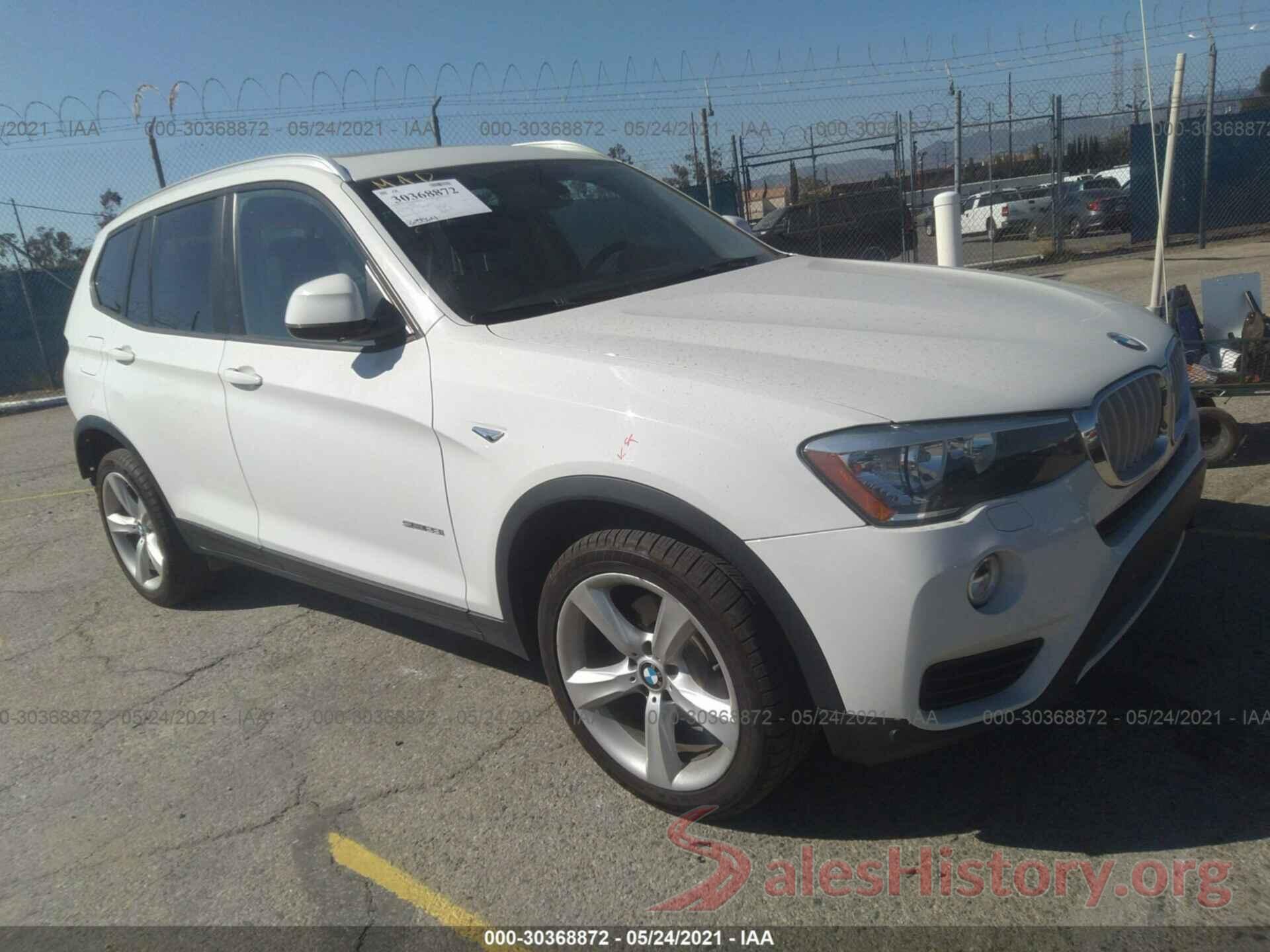 5UXWZ7C31H0X41220 2017 BMW X3