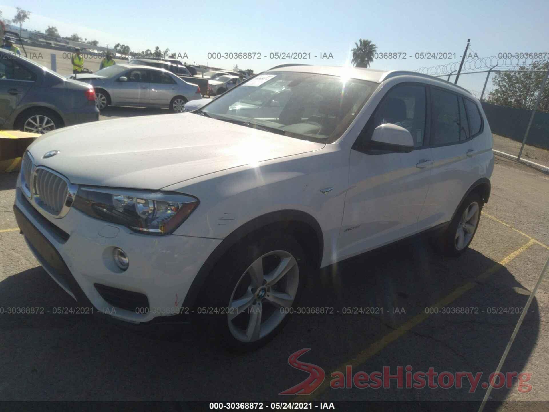 5UXWZ7C31H0X41220 2017 BMW X3