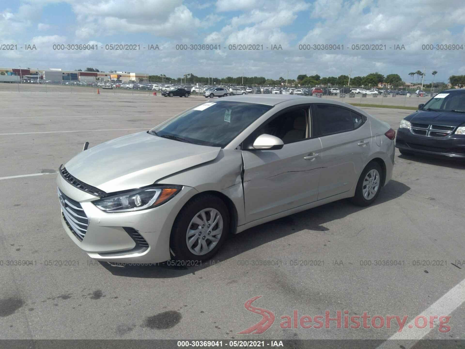 5NPD74LF0HH050349 2017 HYUNDAI ELANTRA