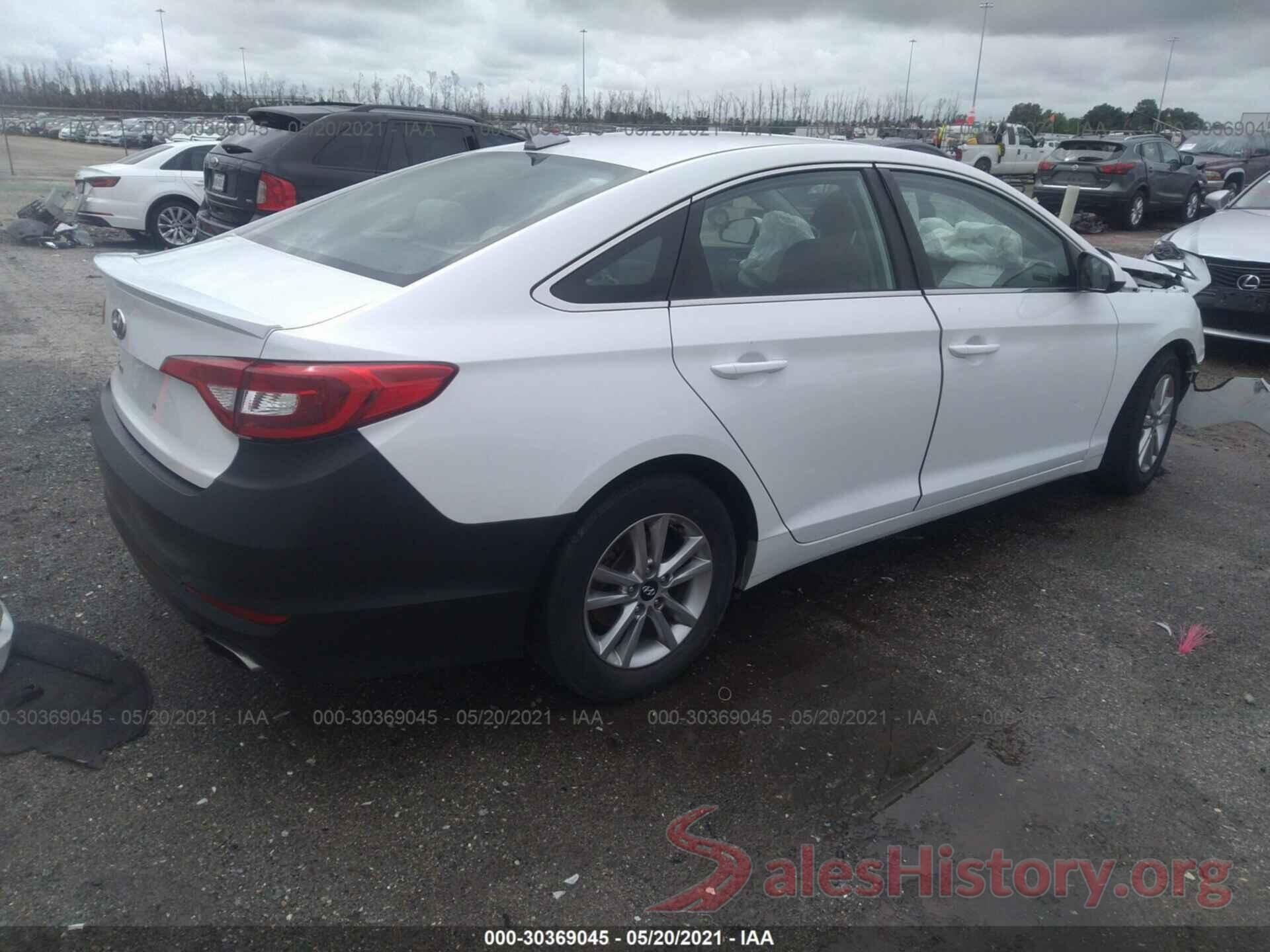 5NPE24AF3GH376103 2016 HYUNDAI SONATA