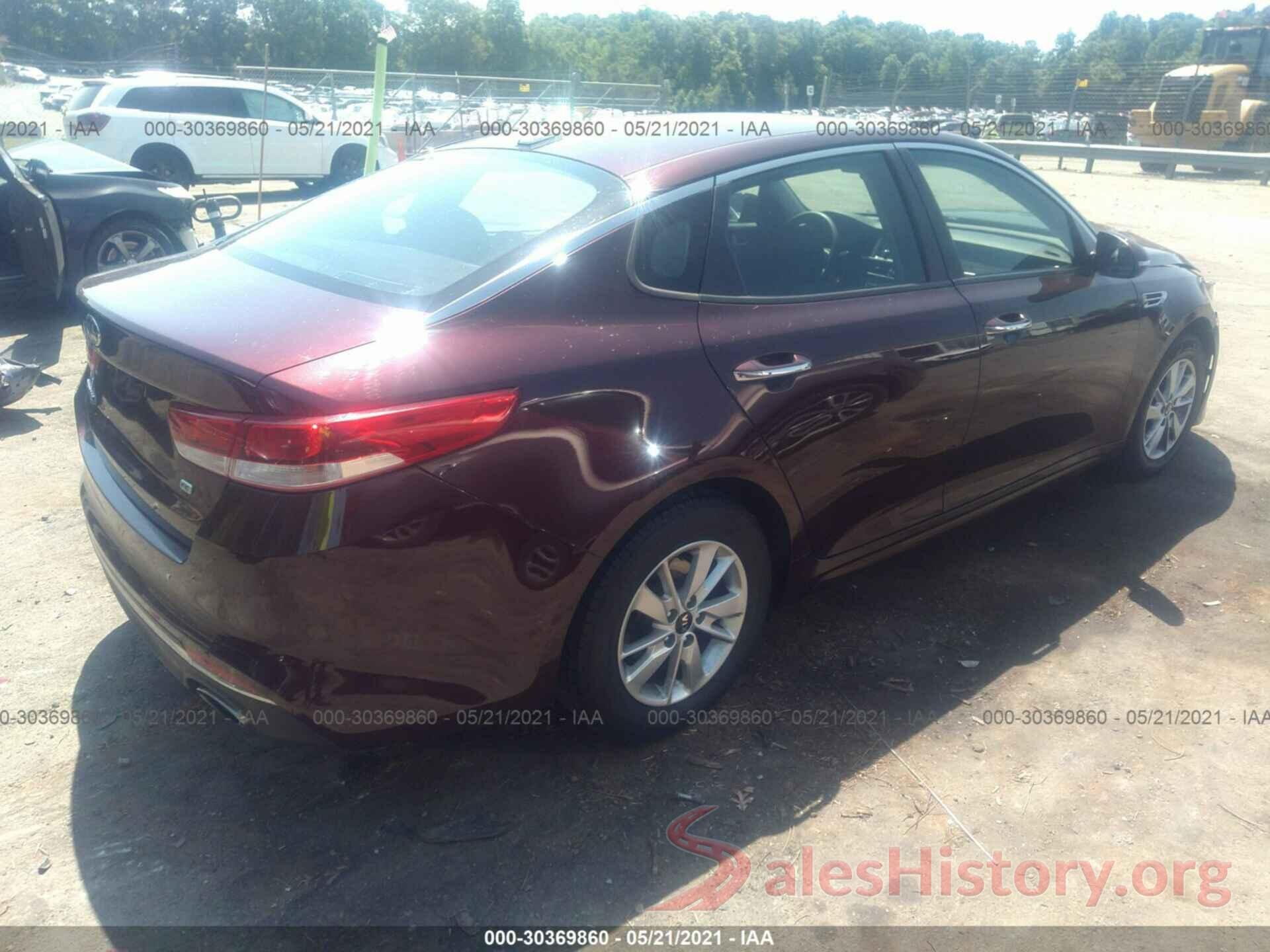 5XXGT4L37GG031838 2016 KIA OPTIMA