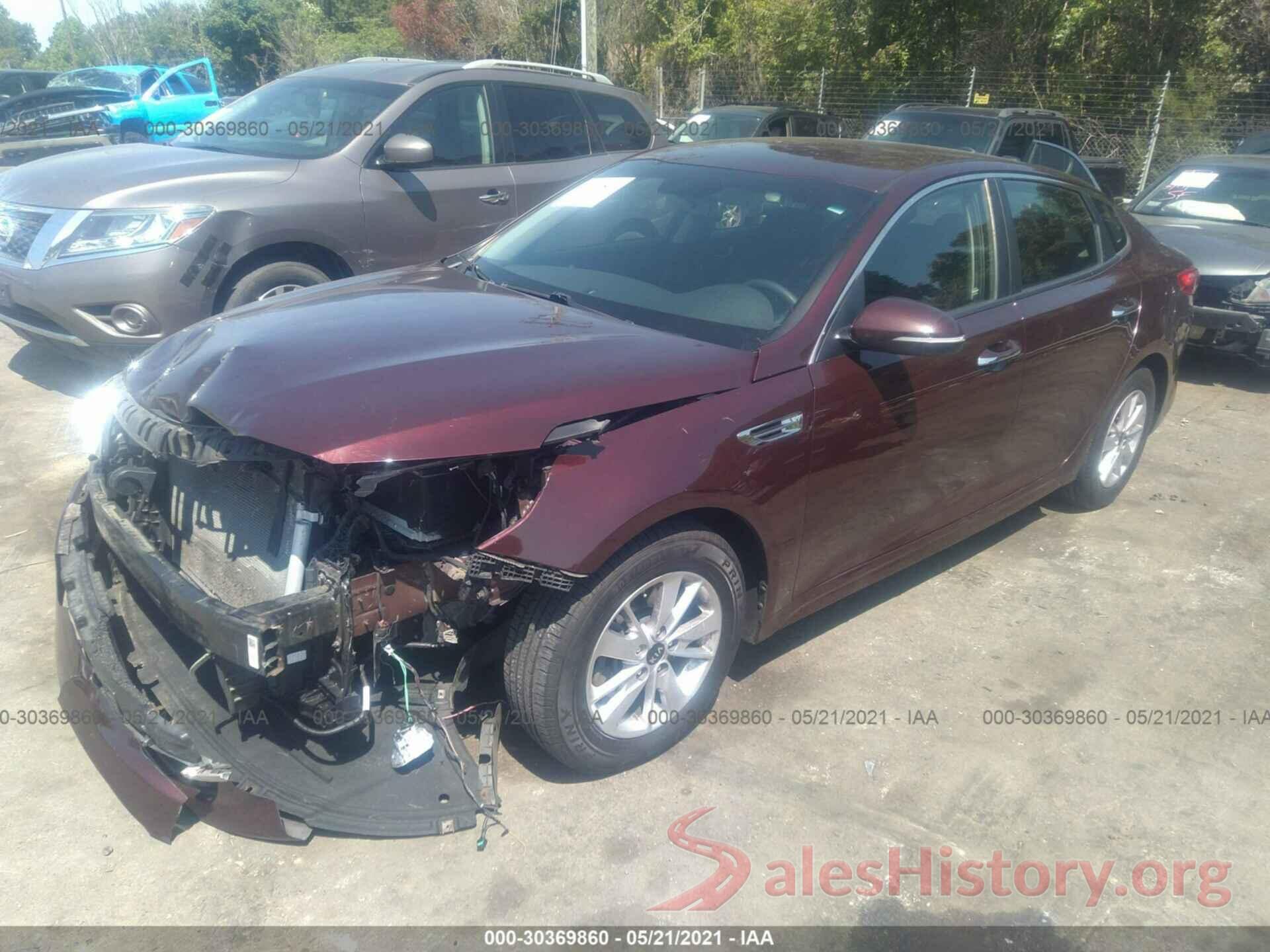 5XXGT4L37GG031838 2016 KIA OPTIMA