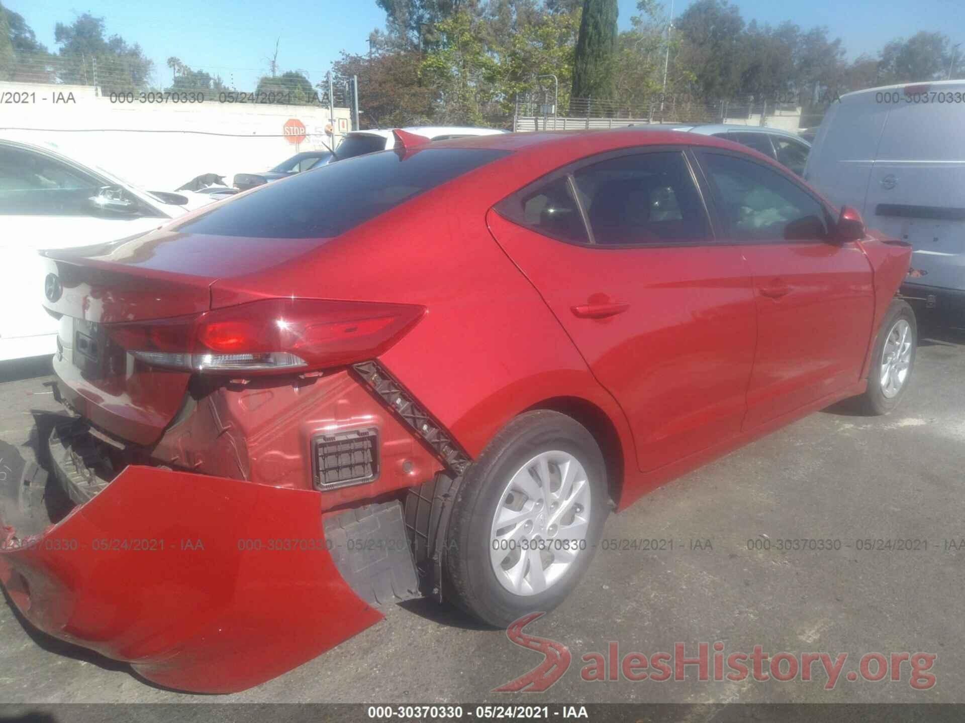 5NPD74LF6HH106746 2017 HYUNDAI ELANTRA