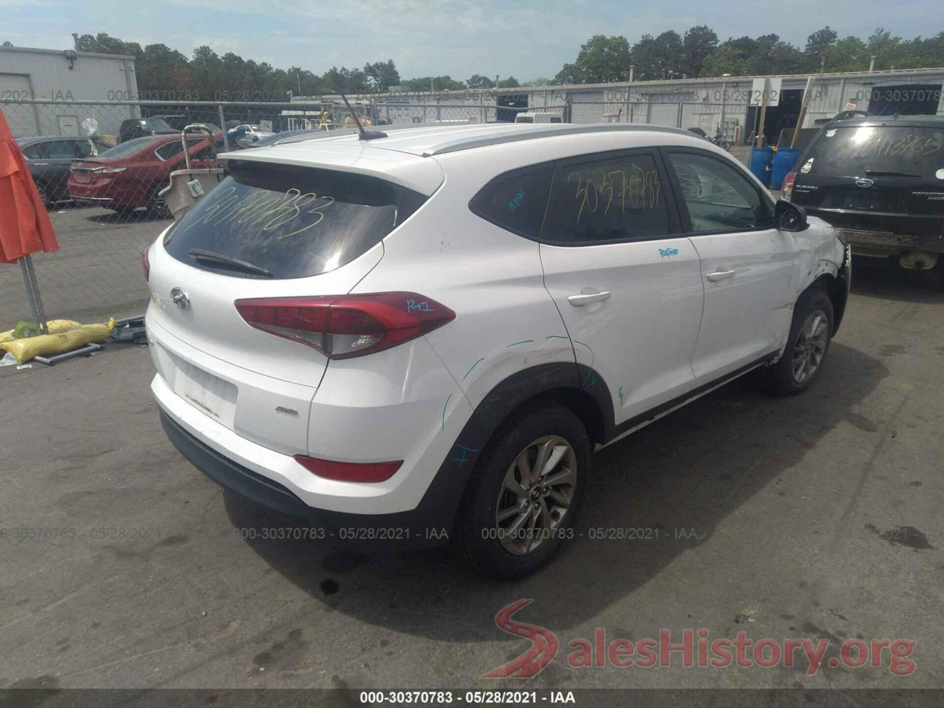 KM8J3CA45GU107994 2016 HYUNDAI TUCSON