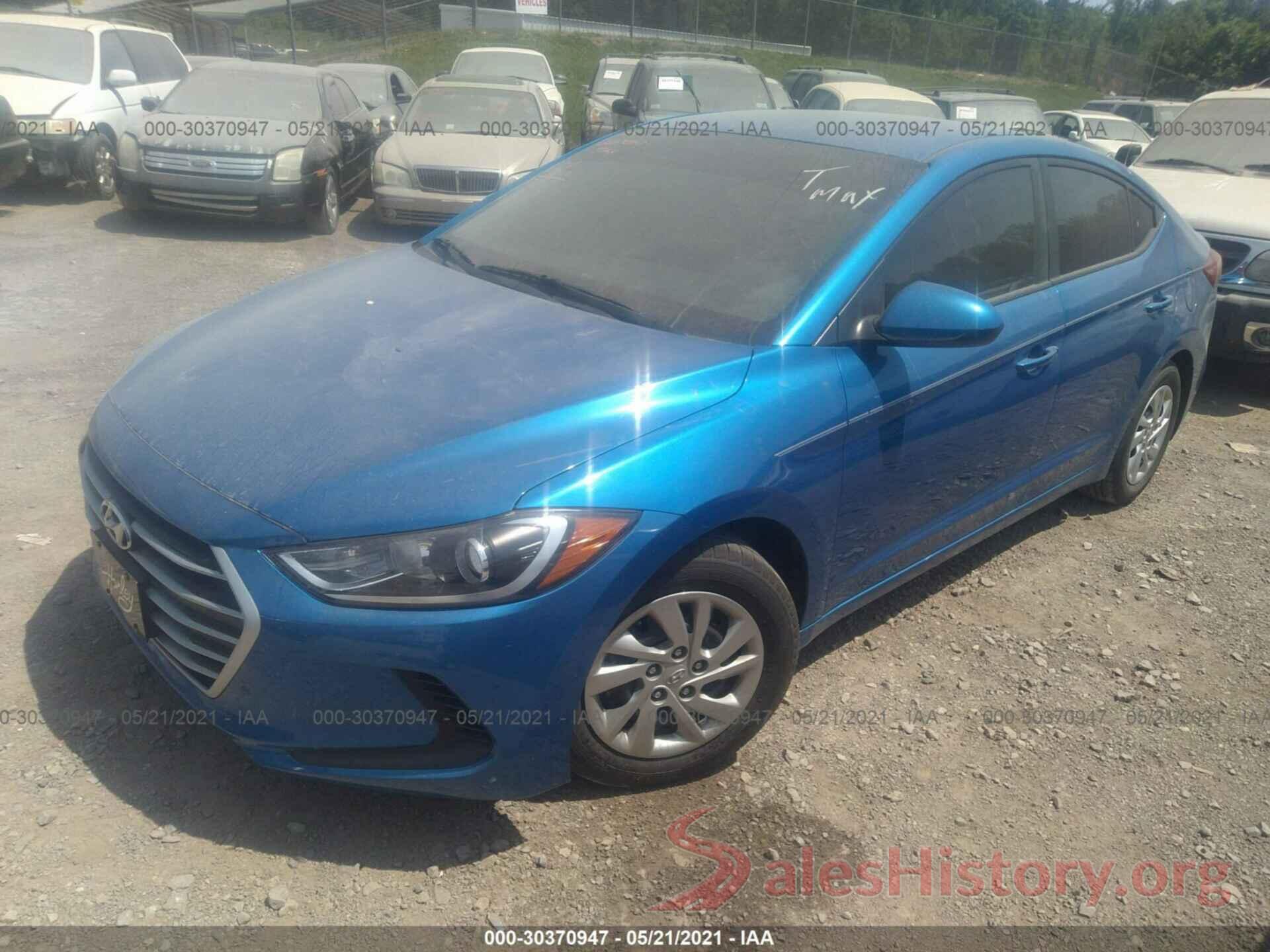 KMHD74LF7HU127297 2017 HYUNDAI ELANTRA