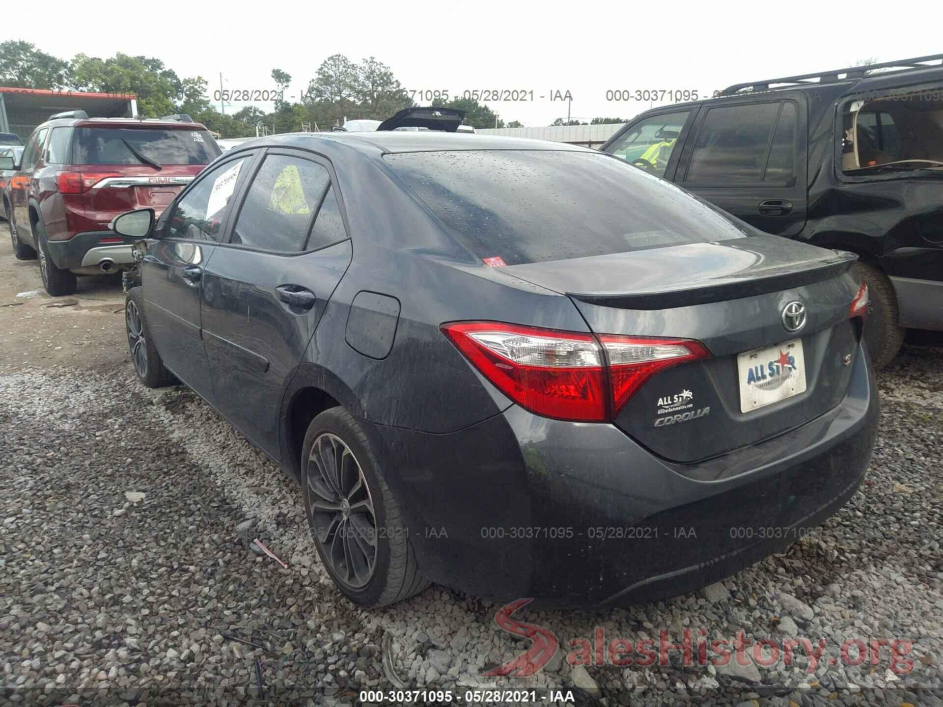 5YFBURHE4GP453278 2016 TOYOTA COROLLA