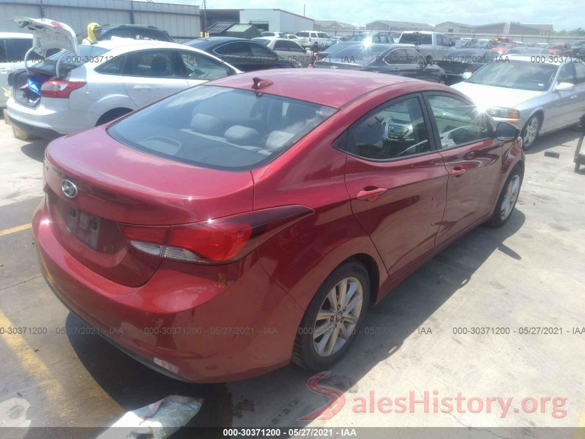 KMHDH4AE5GU624712 2016 HYUNDAI ELANTRA