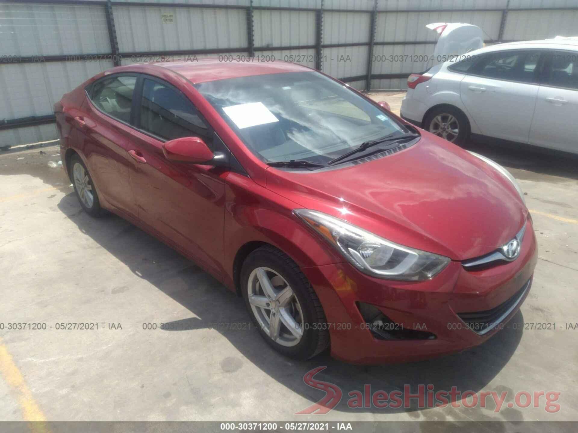 KMHDH4AE5GU624712 2016 HYUNDAI ELANTRA