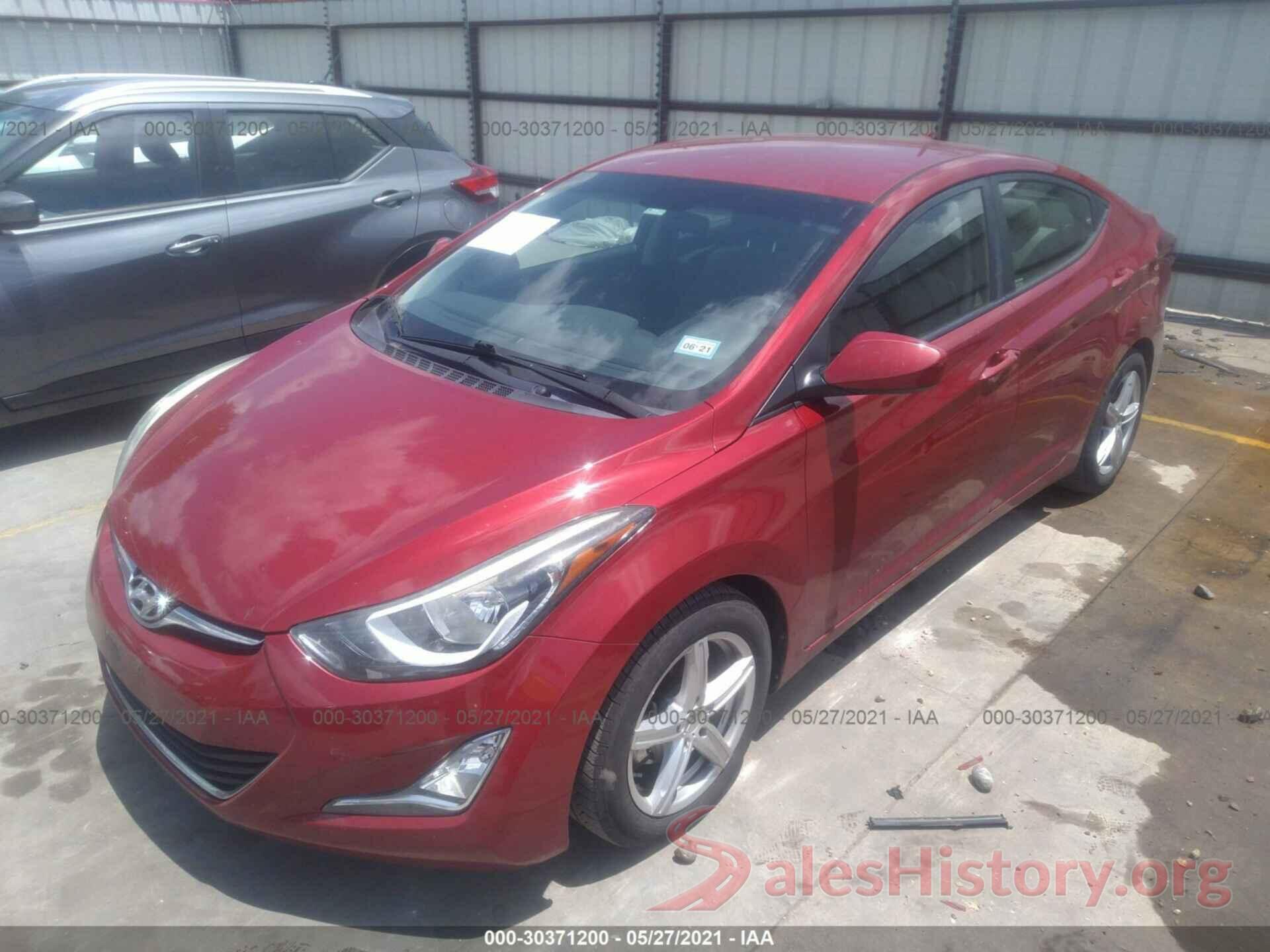 KMHDH4AE5GU624712 2016 HYUNDAI ELANTRA