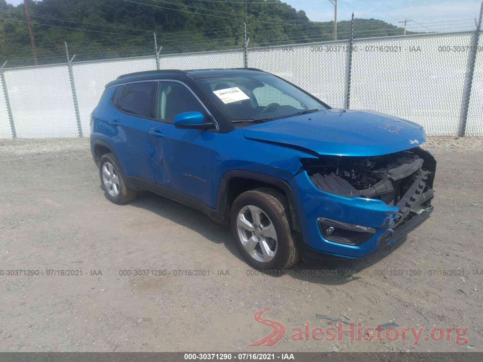 3C4NJDBB5KT729268 2019 JEEP COMPASS