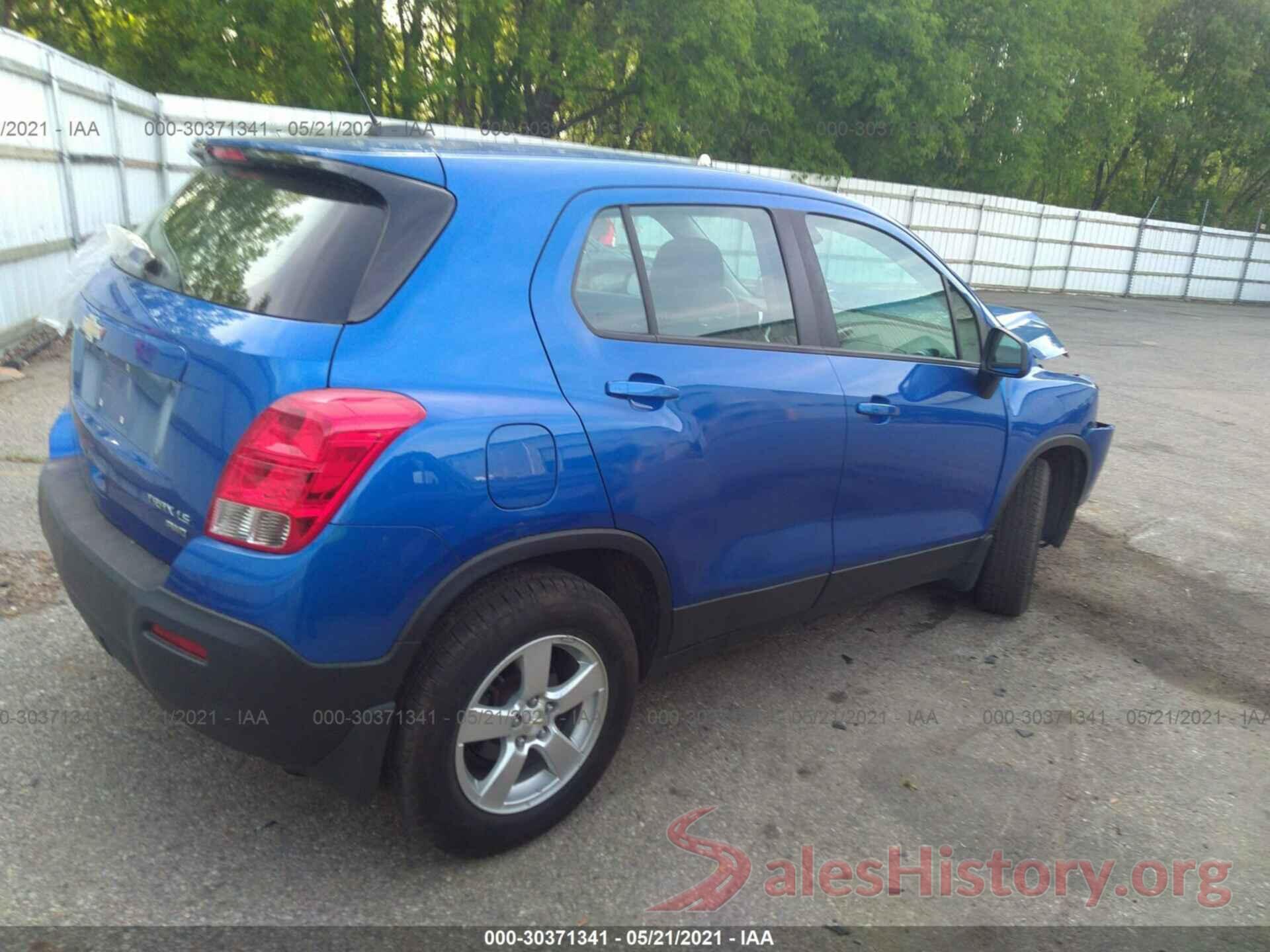 KL7CJNSB2GB761887 2016 CHEVROLET TRAX