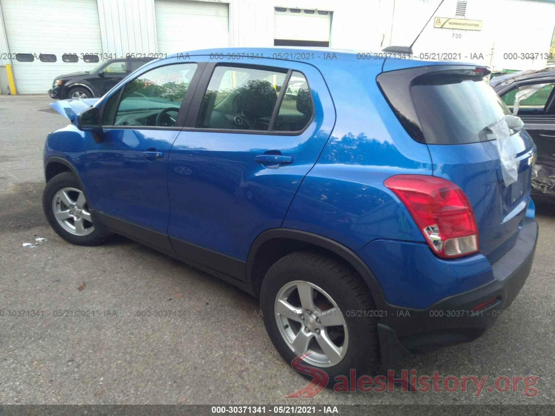 KL7CJNSB2GB761887 2016 CHEVROLET TRAX