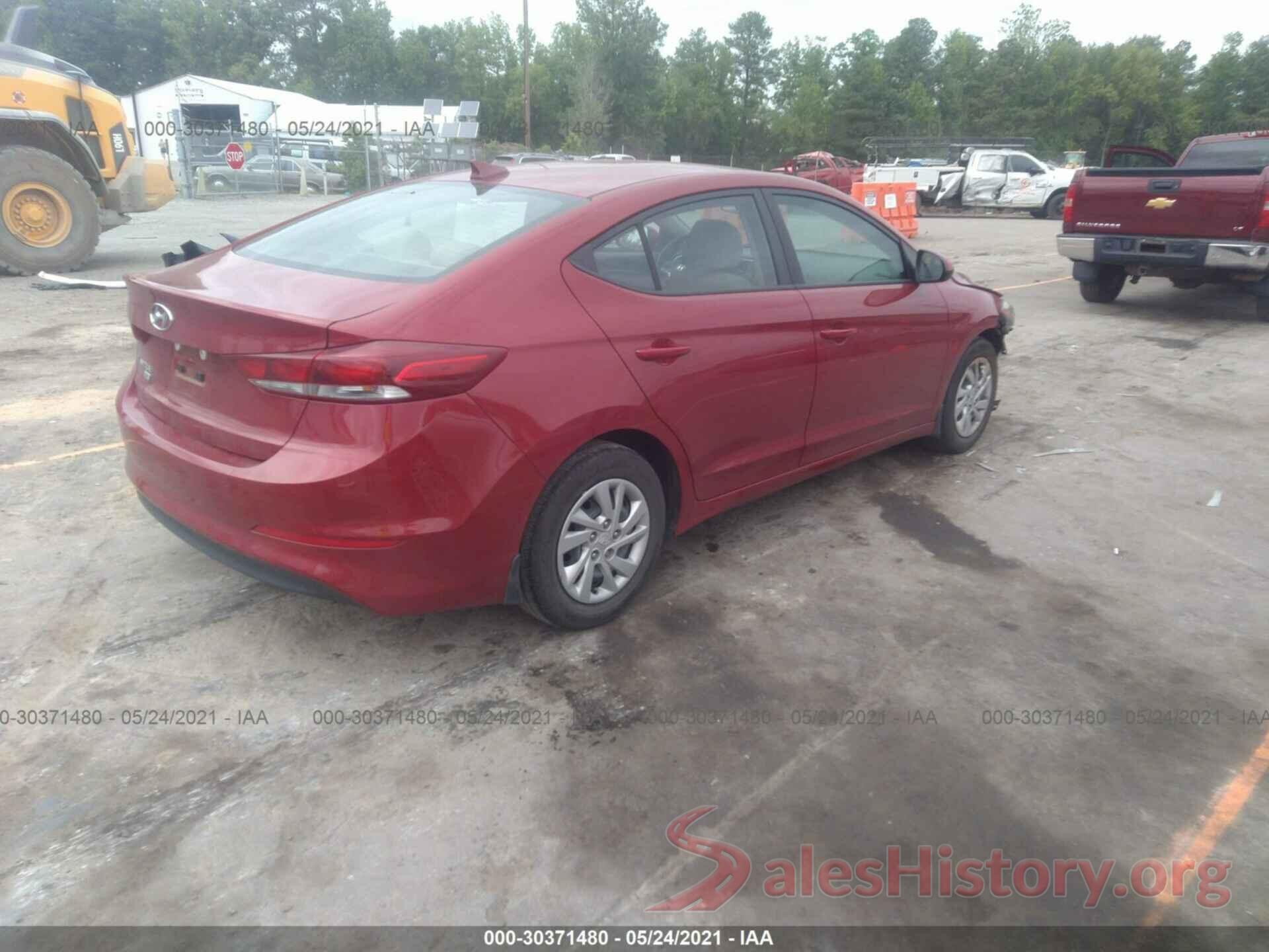 KMHD74LFXHU428923 2017 HYUNDAI ELANTRA