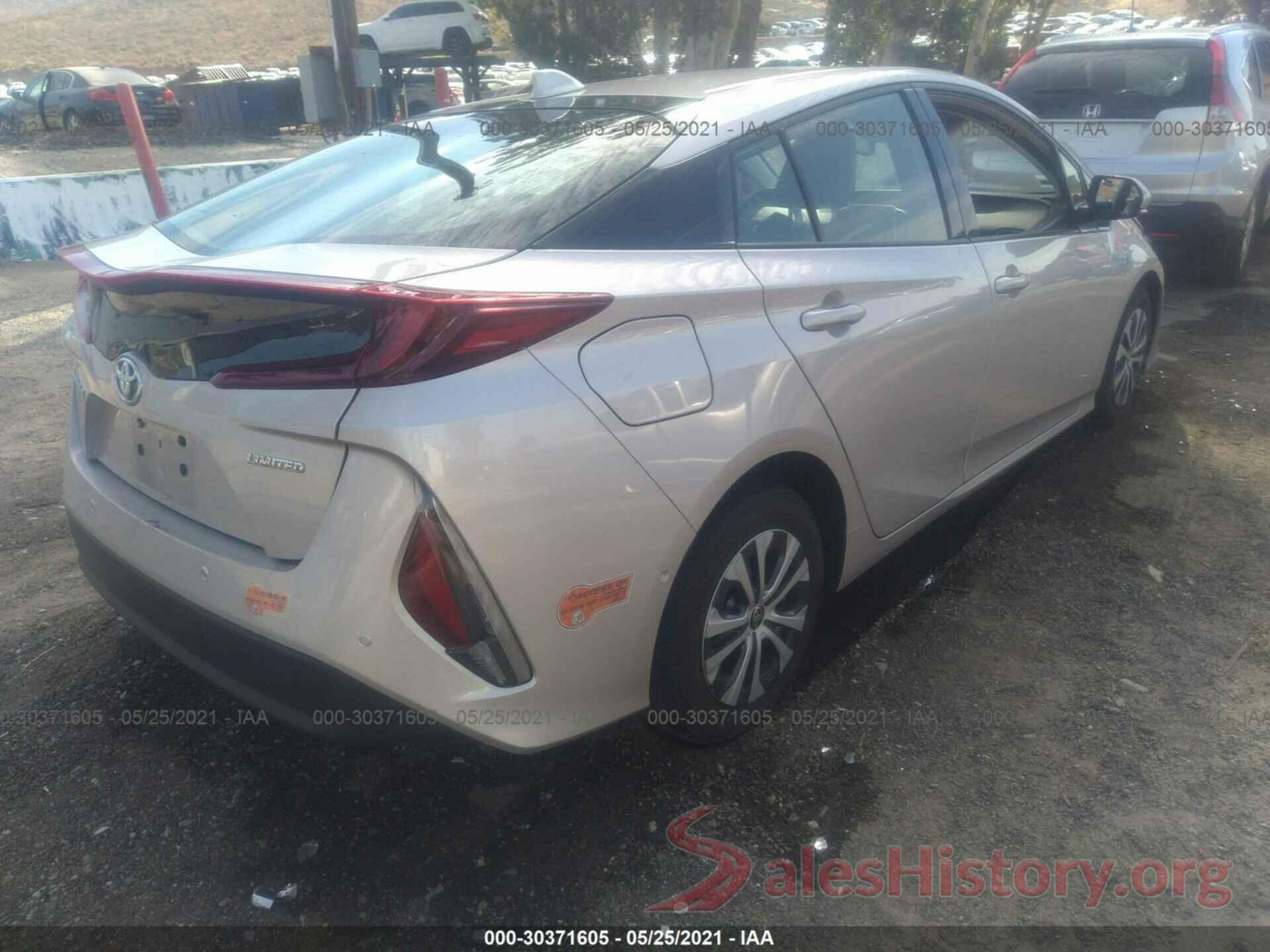 JTDKARFP9L3135849 2020 TOYOTA PRIUS PRIME