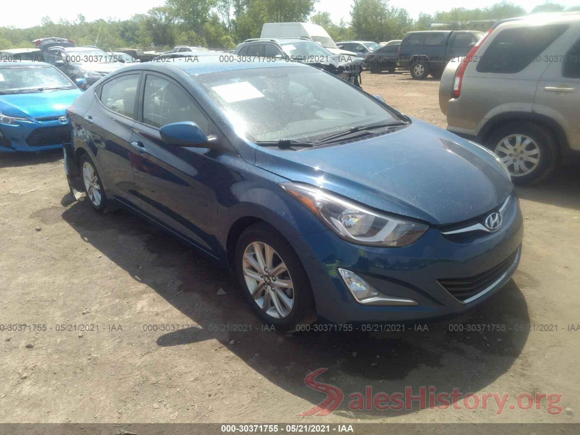 KMHDH4AE9GU502435 2016 HYUNDAI ELANTRA