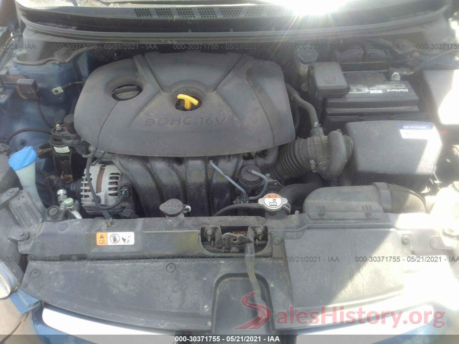 KMHDH4AE9GU502435 2016 HYUNDAI ELANTRA