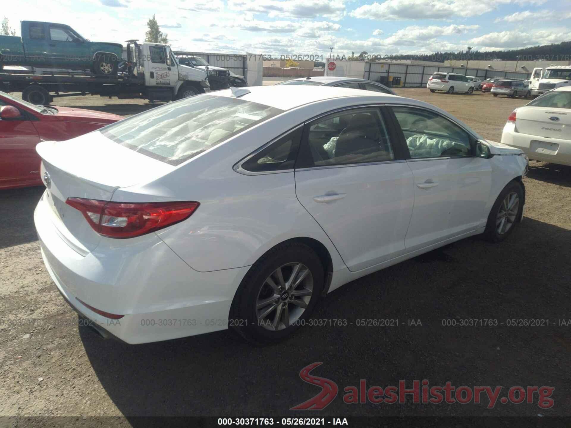 5NPE24AF9GH318626 2016 HYUNDAI SONATA