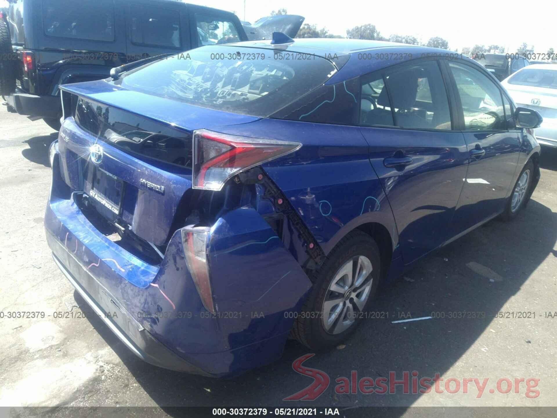 JTDKARFUXG3507002 2016 TOYOTA PRIUS