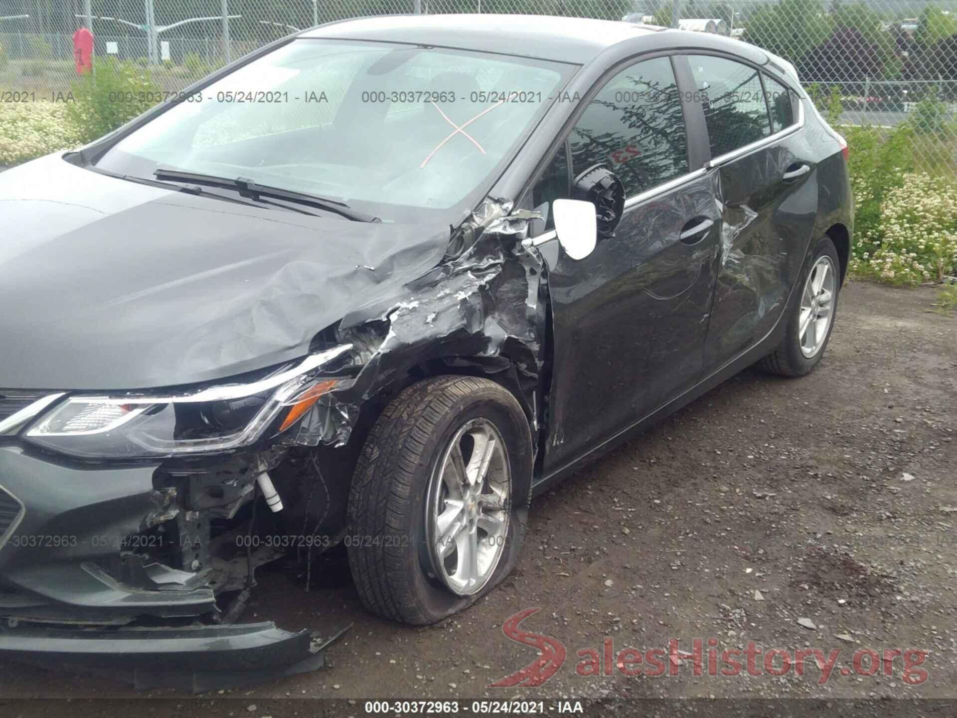 3G1BE6SM3JS654457 2018 CHEVROLET CRUZE