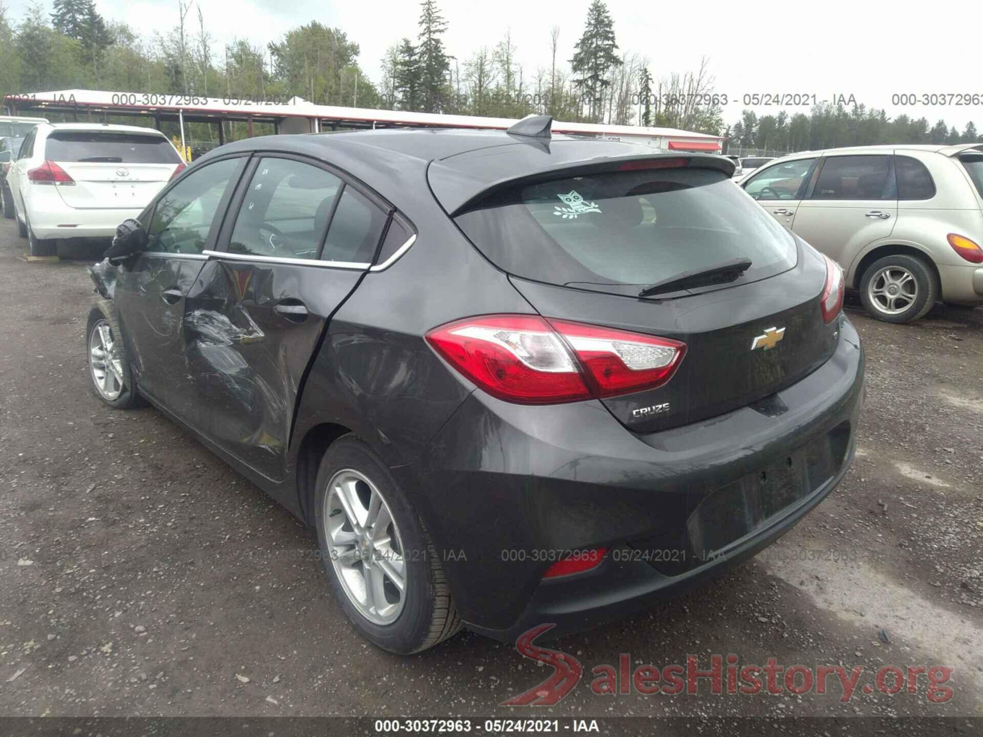 3G1BE6SM3JS654457 2018 CHEVROLET CRUZE