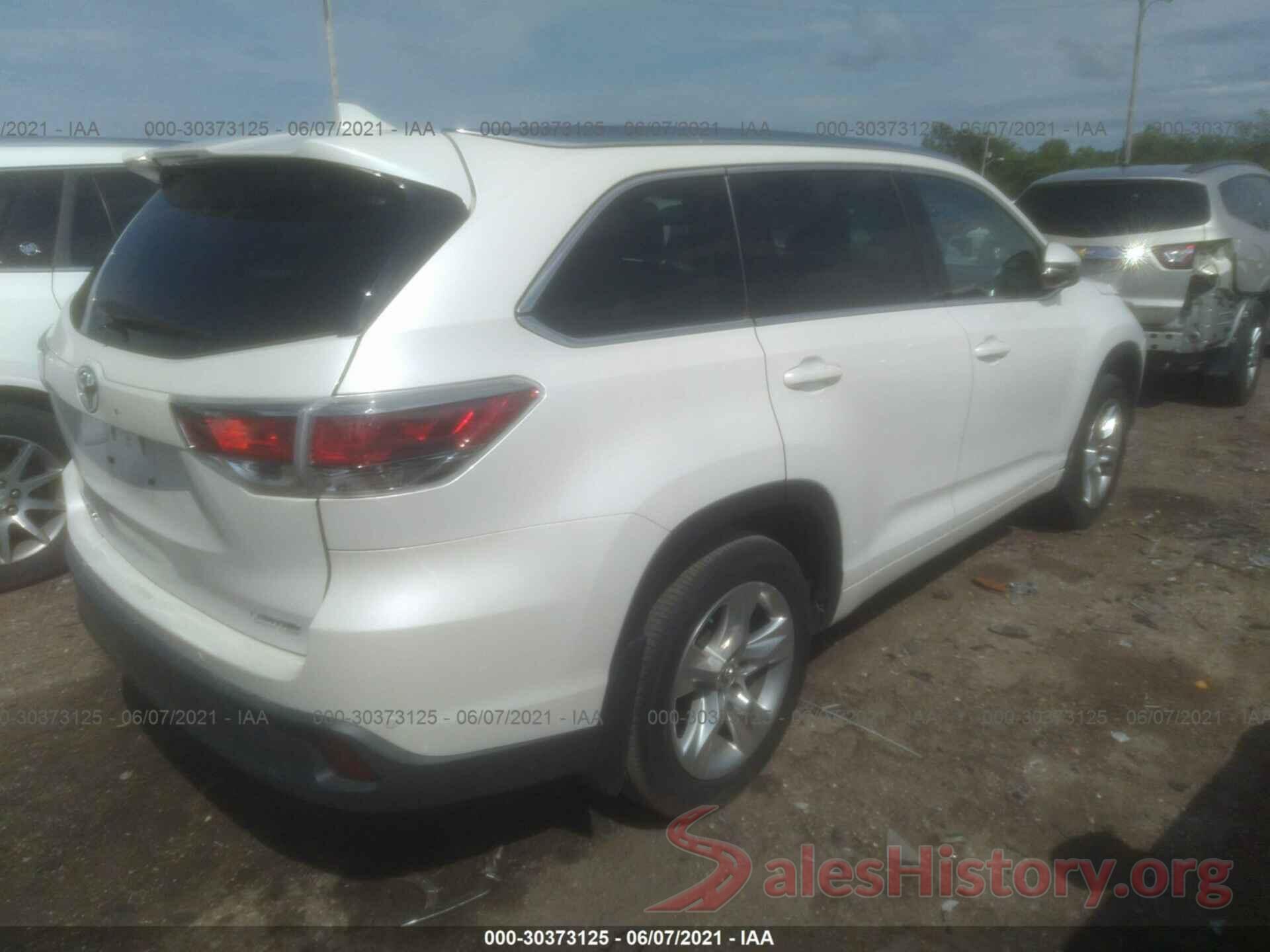 5TDYKRFH4GS146603 2016 TOYOTA HIGHLANDER