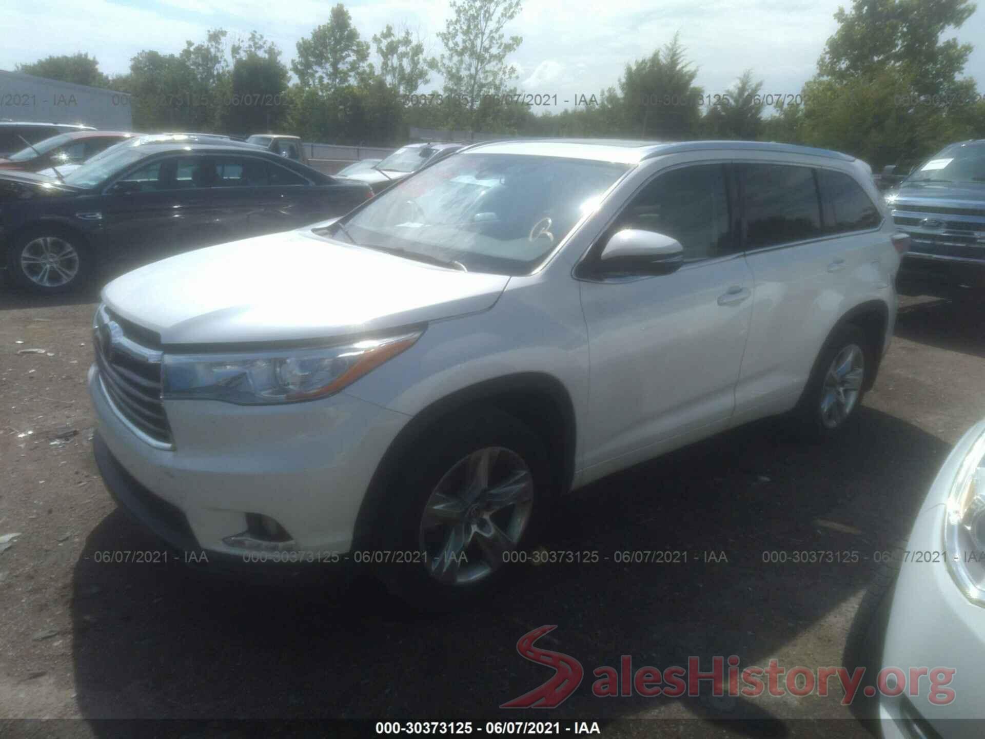 5TDYKRFH4GS146603 2016 TOYOTA HIGHLANDER