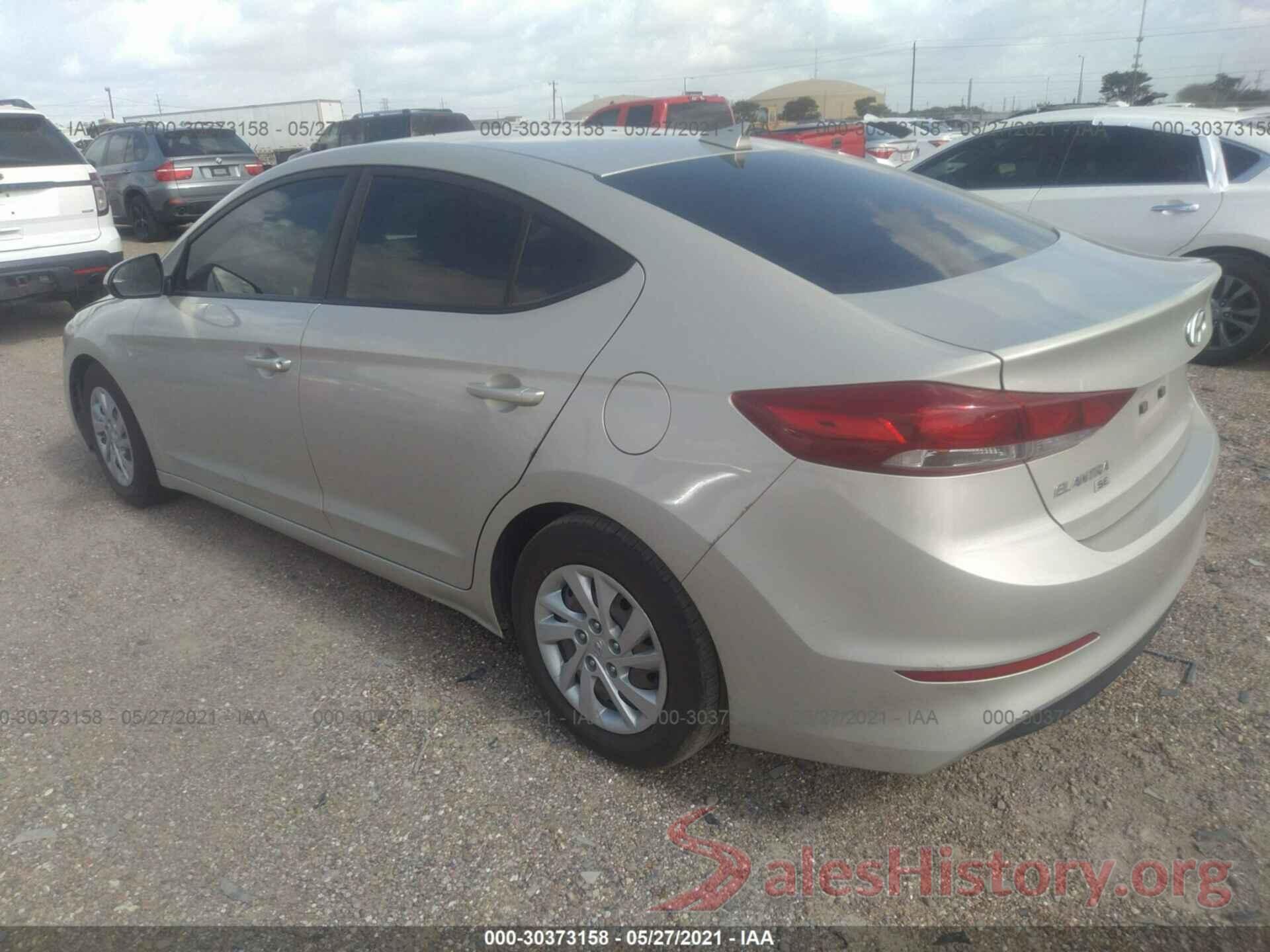 5NPD74LF2HH100846 2017 HYUNDAI ELANTRA