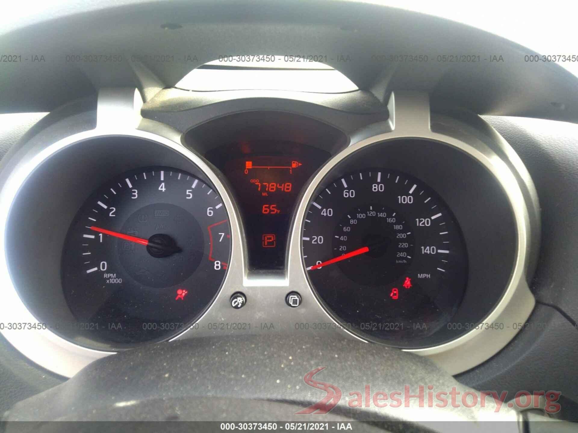 JN8AF5MV6GT656738 2016 NISSAN JUKE