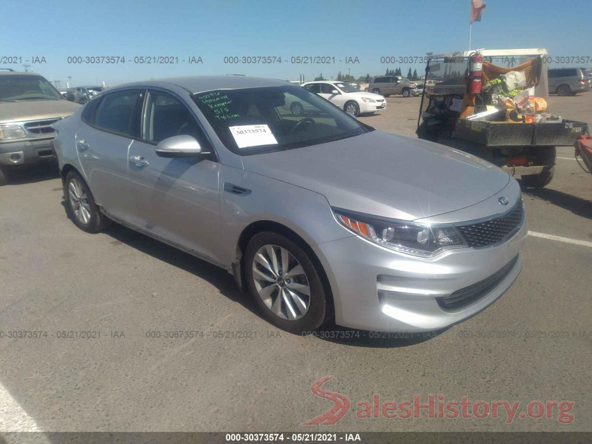 5XXGU4L32GG063982 2016 KIA OPTIMA