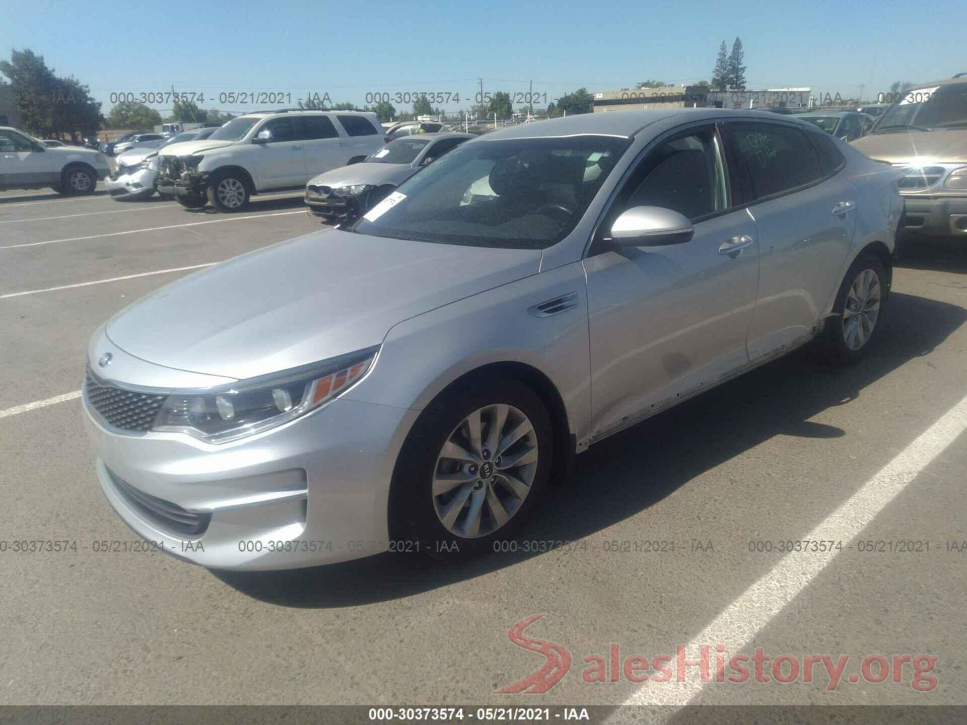 5XXGU4L32GG063982 2016 KIA OPTIMA