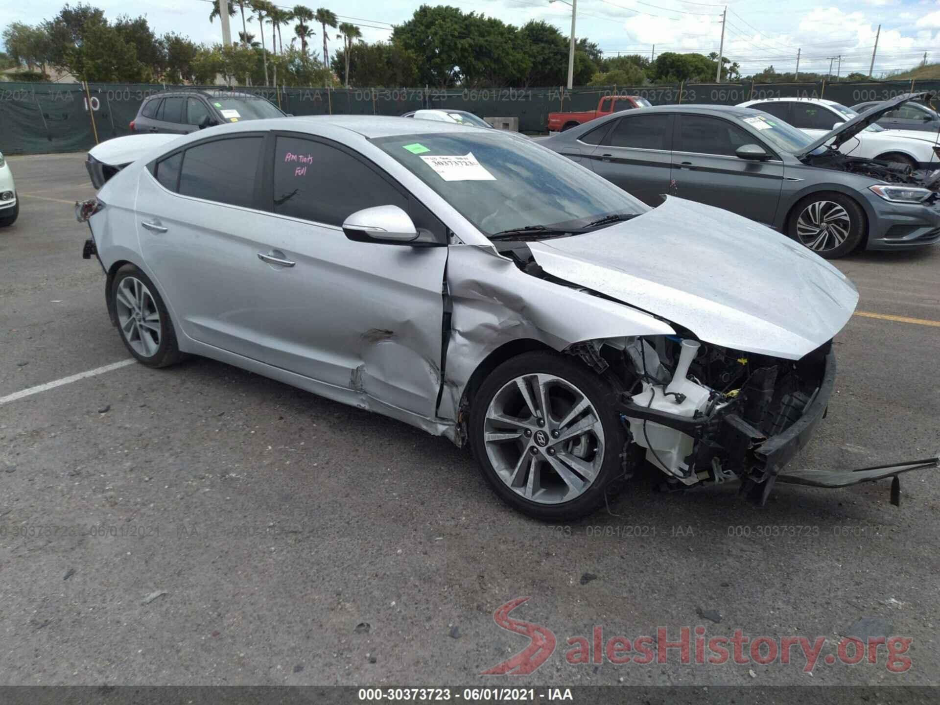 KMHD84LF0HU288703 2017 HYUNDAI ELANTRA