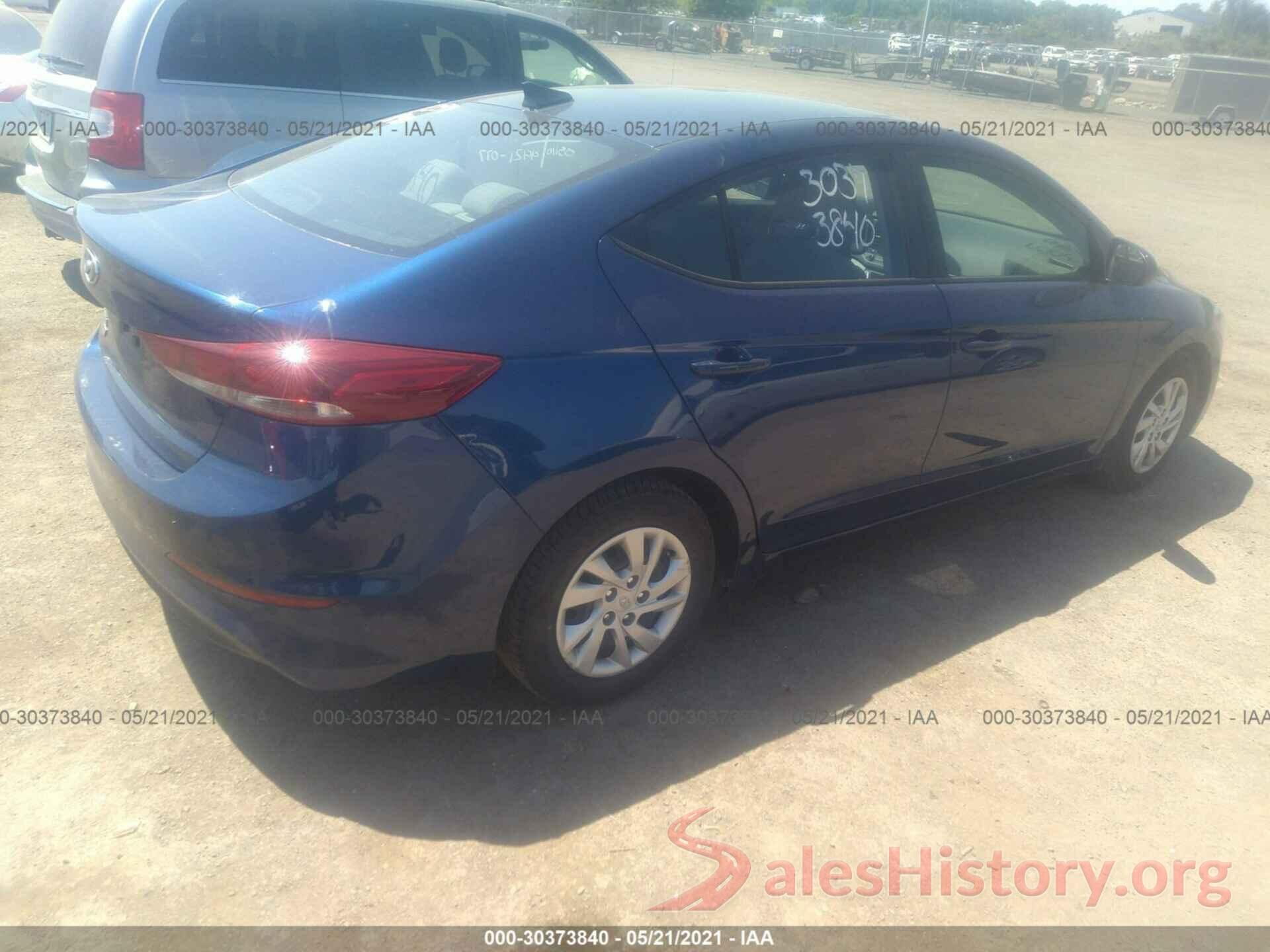 5NPD74LF2HH156351 2017 HYUNDAI ELANTRA