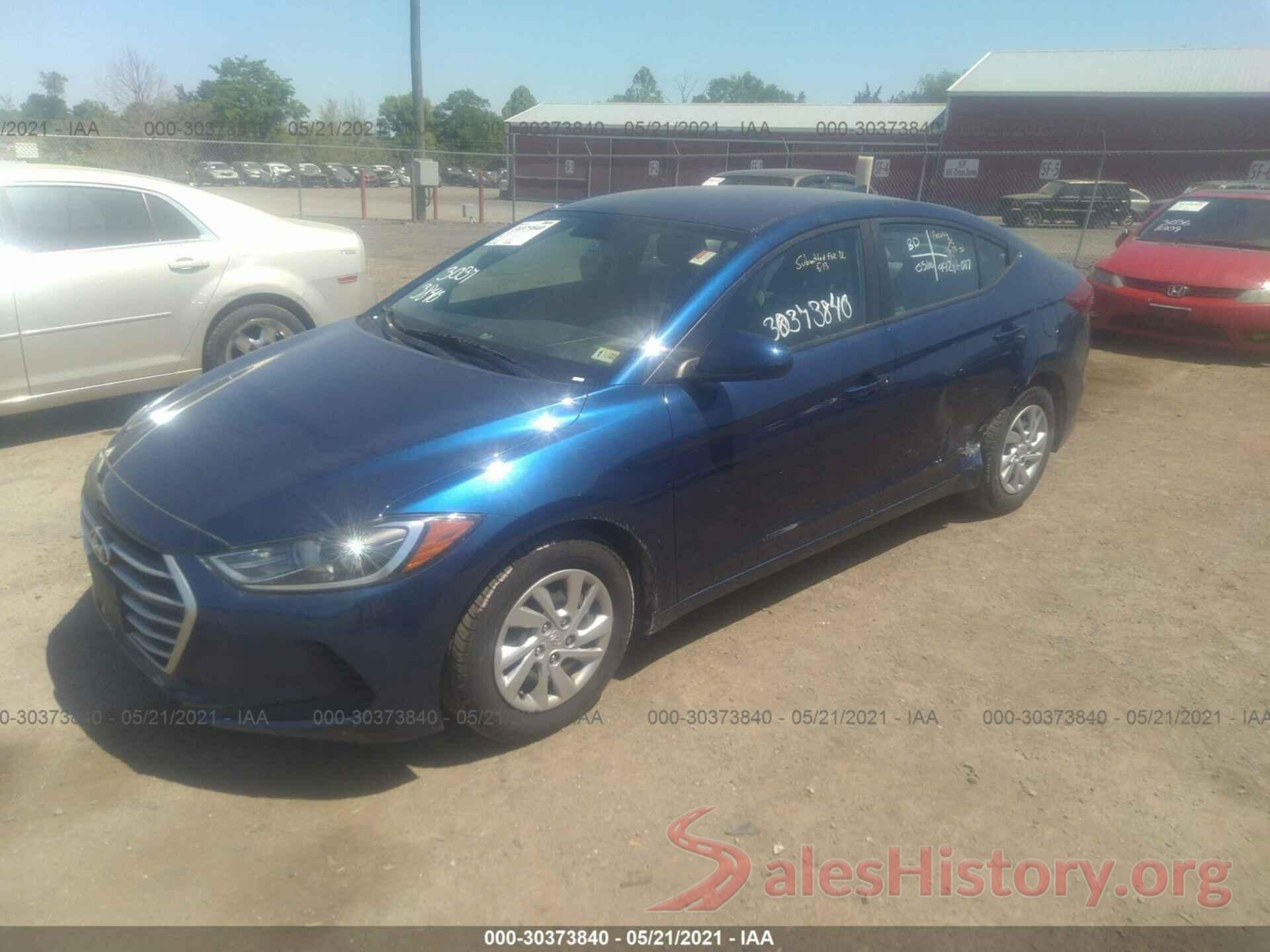 5NPD74LF2HH156351 2017 HYUNDAI ELANTRA