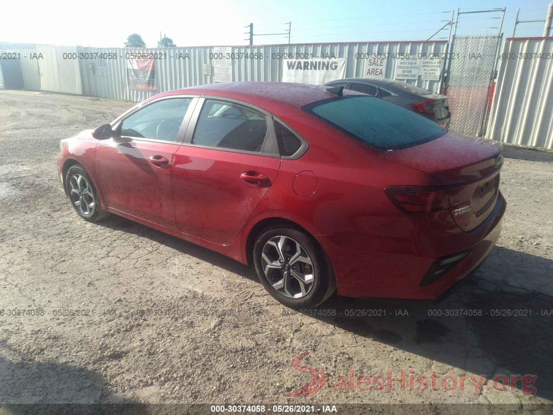 3KPF24AD8ME338188 2021 KIA FORTE