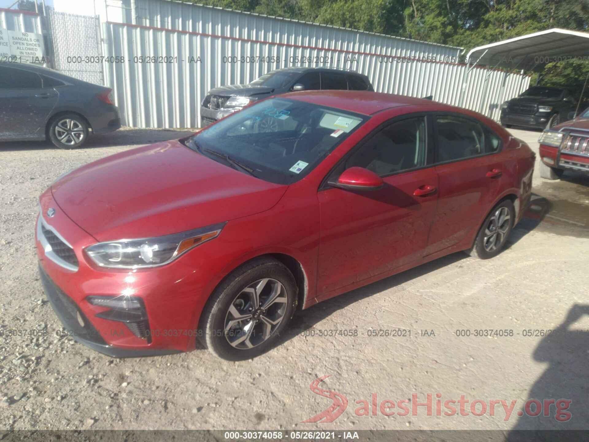 3KPF24AD8ME338188 2021 KIA FORTE