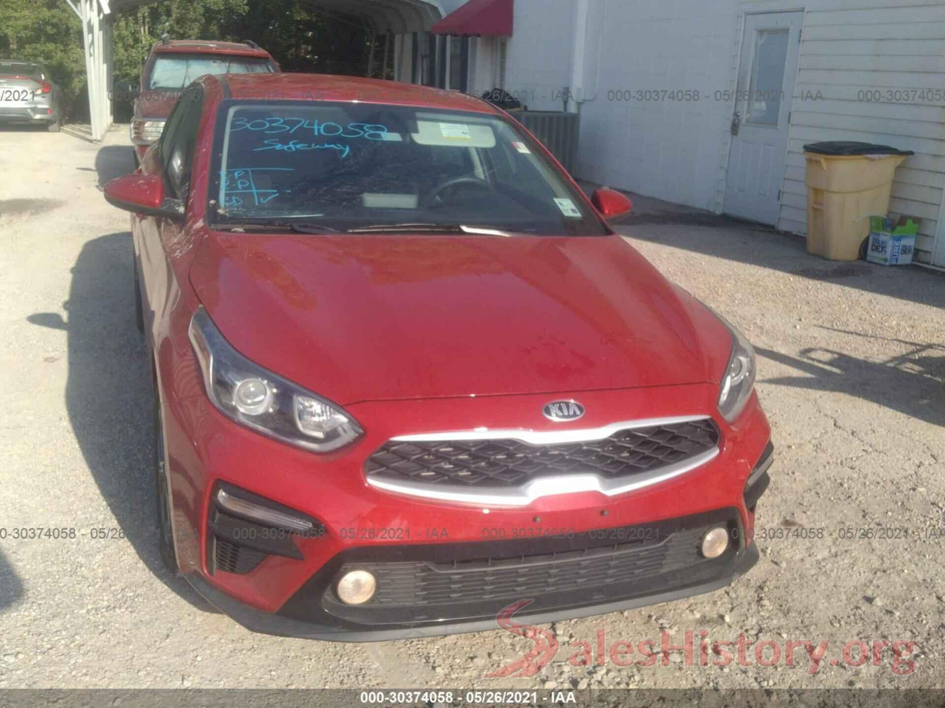 3KPF24AD8ME338188 2021 KIA FORTE