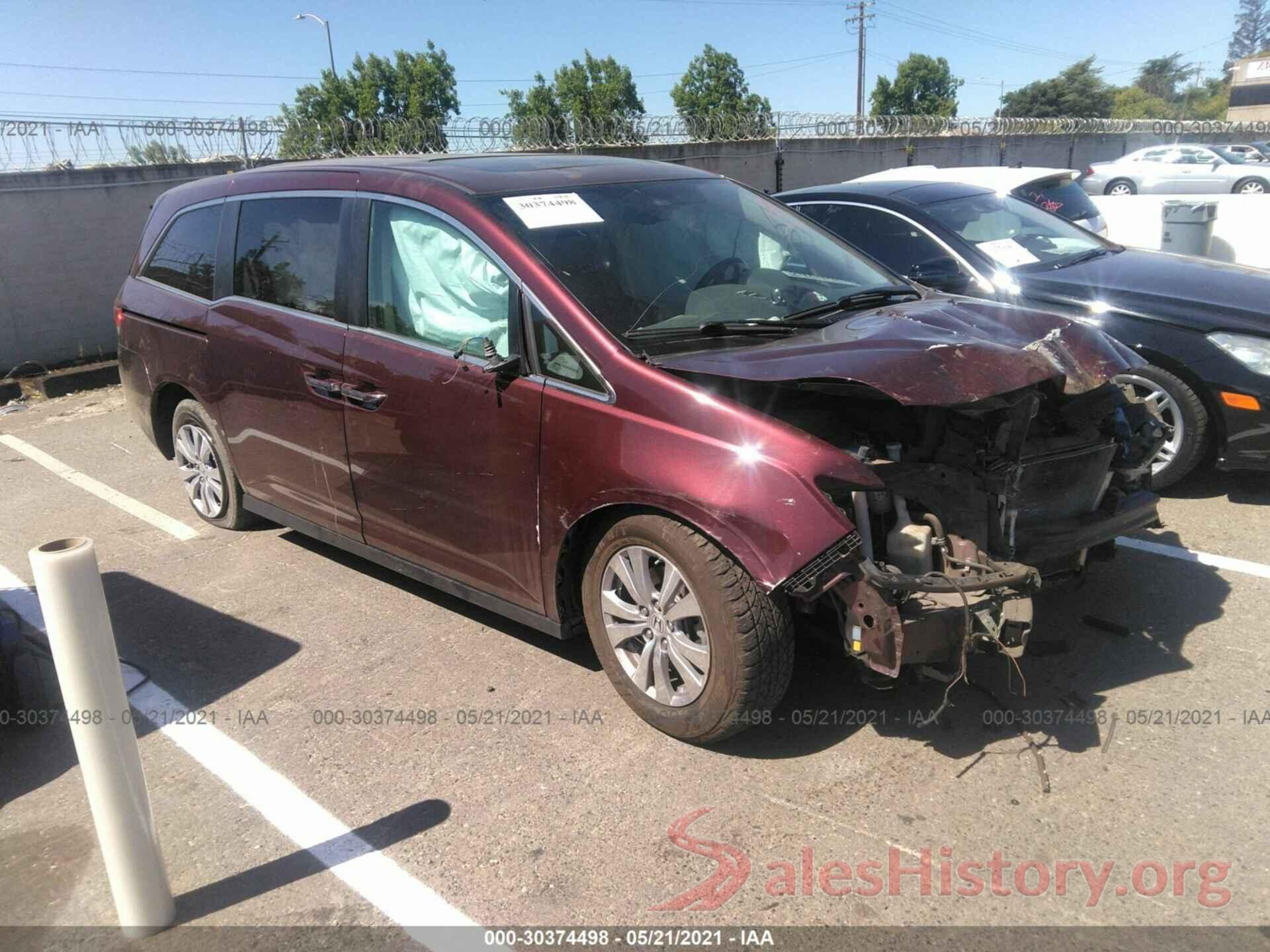 5FNRL5H61GB034061 2016 HONDA ODYSSEY