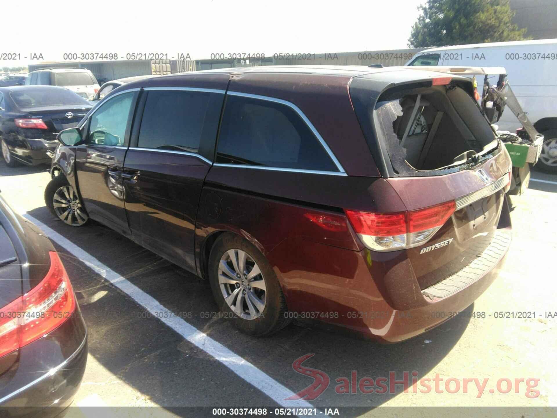 5FNRL5H61GB034061 2016 HONDA ODYSSEY