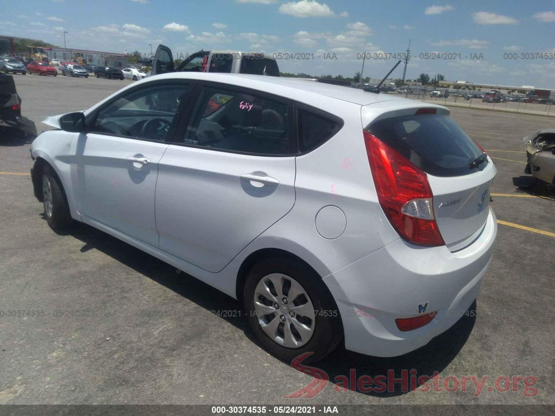 KMHCT5AE9HU364235 2017 HYUNDAI ACCENT