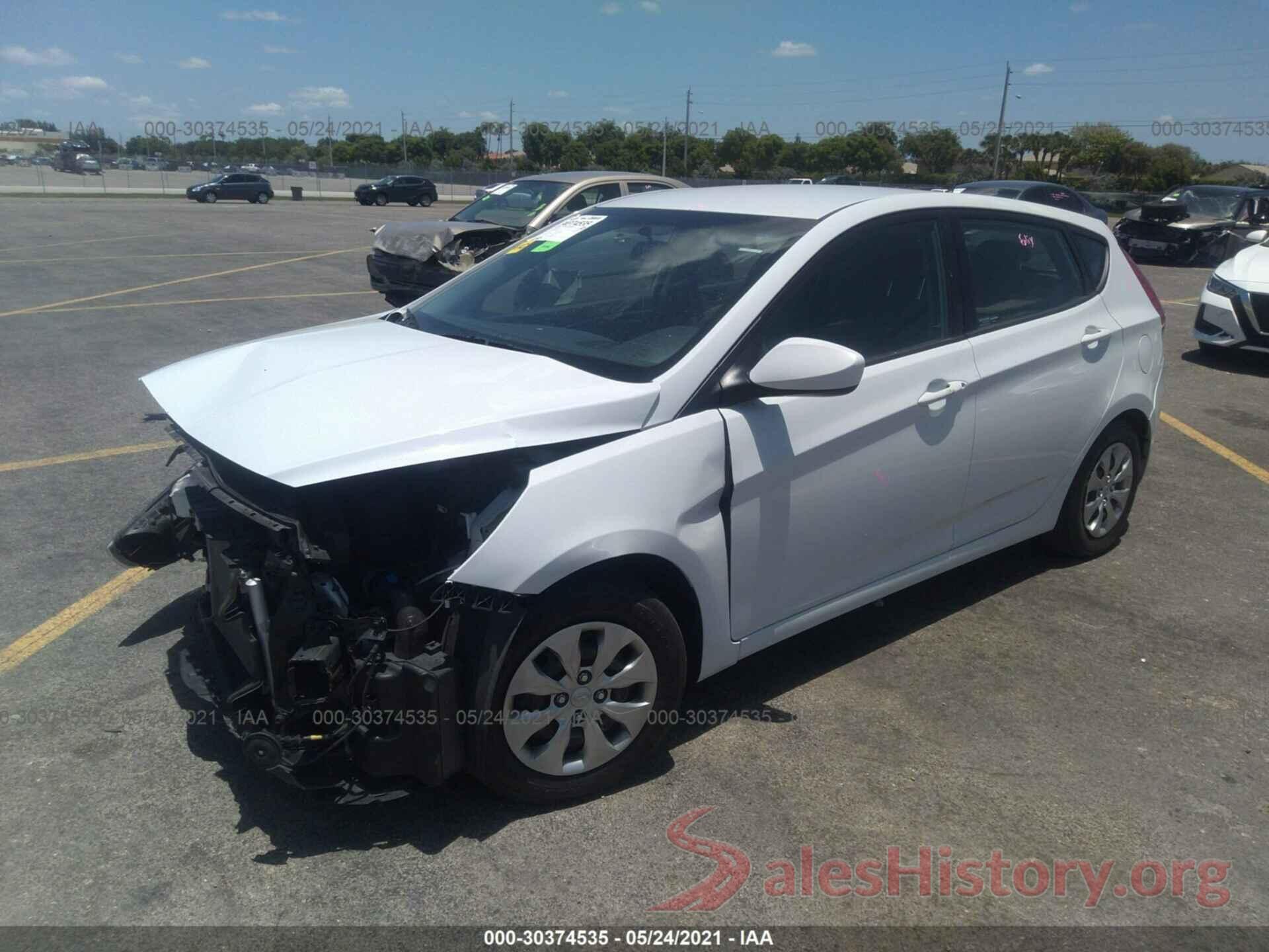 KMHCT5AE9HU364235 2017 HYUNDAI ACCENT