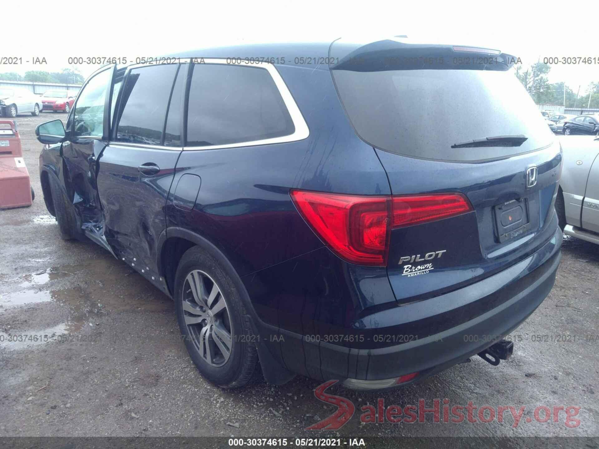 5FNYF5H36HB036902 2017 HONDA PILOT