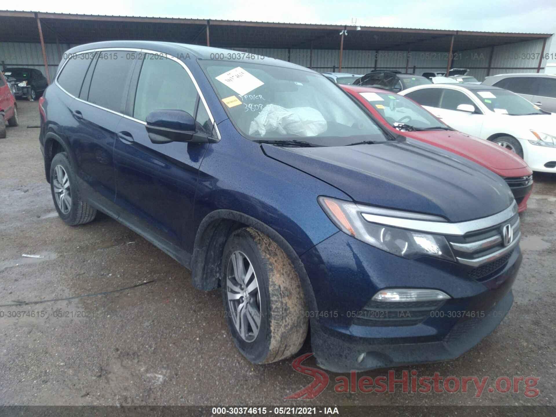 5FNYF5H36HB036902 2017 HONDA PILOT