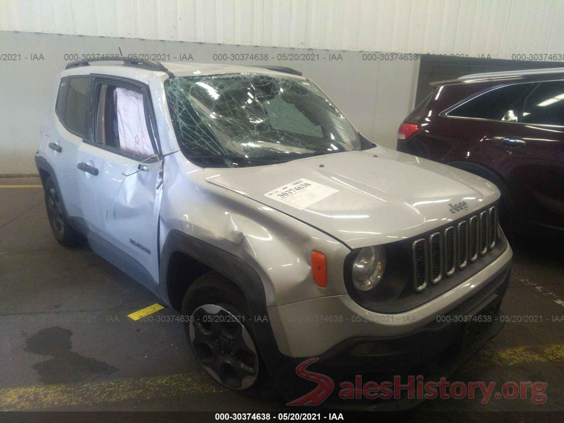 ZACCJAAW9GPE14465 2016 JEEP RENEGADE