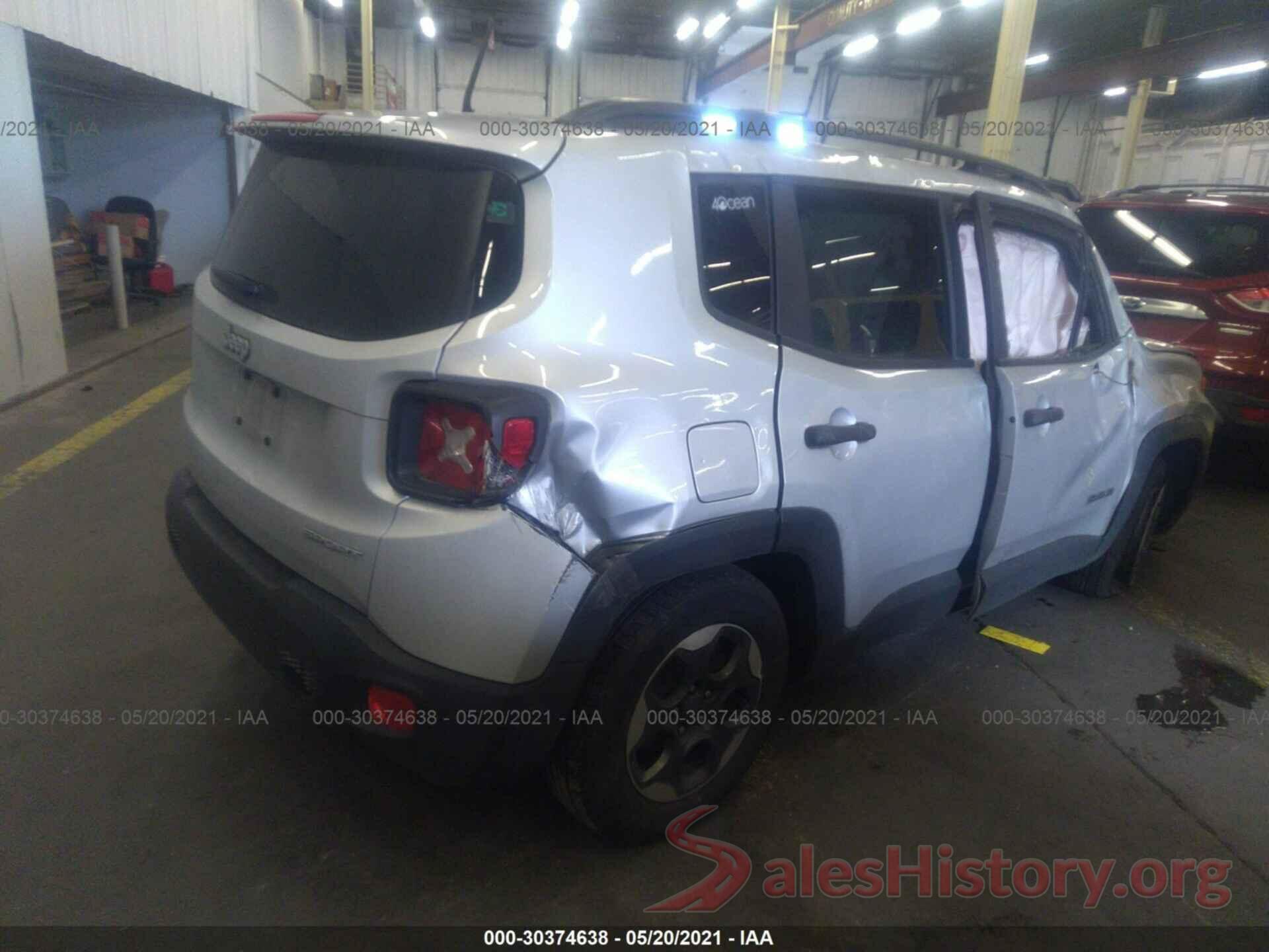 ZACCJAAW9GPE14465 2016 JEEP RENEGADE